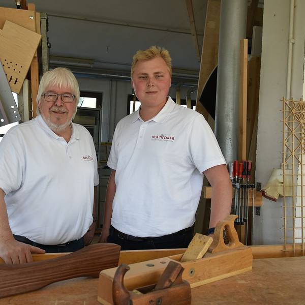 Das Foto zeigt Udo Engelberth (links) und Benjamin Förtsch.