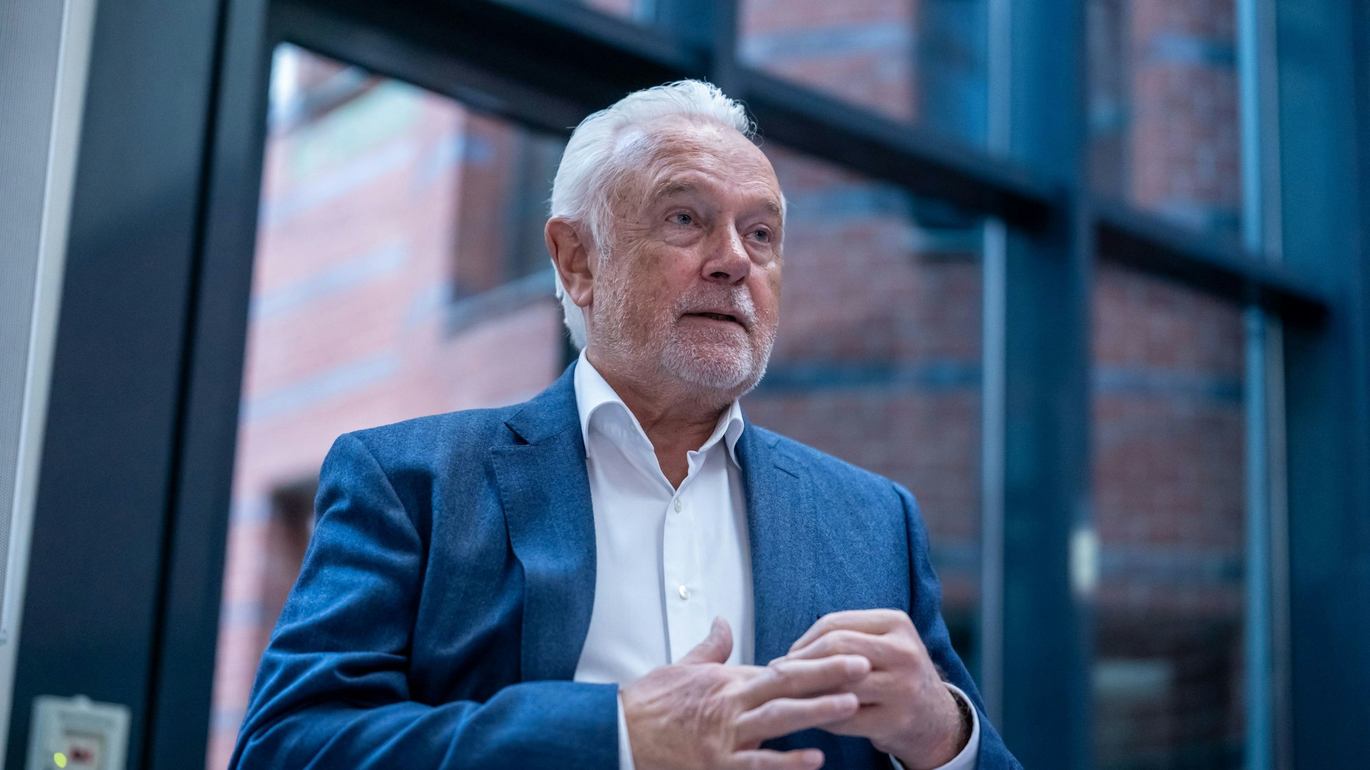 Wolfgang Kubicki (FDP) bei einer Pressekonferenz in der Bundeszentrale der FDP.