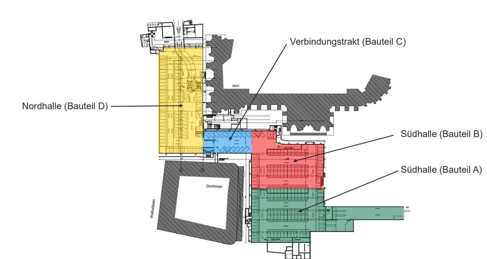 Die Tiefgarage am Kölner Dom
