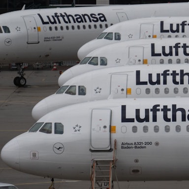 Die Flugbegleiter der Lufthansa streiken.