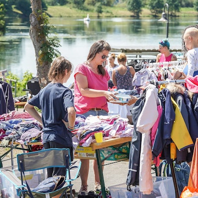 Bild vom Baby- und Kinderflohmarkt am Kemnader See.