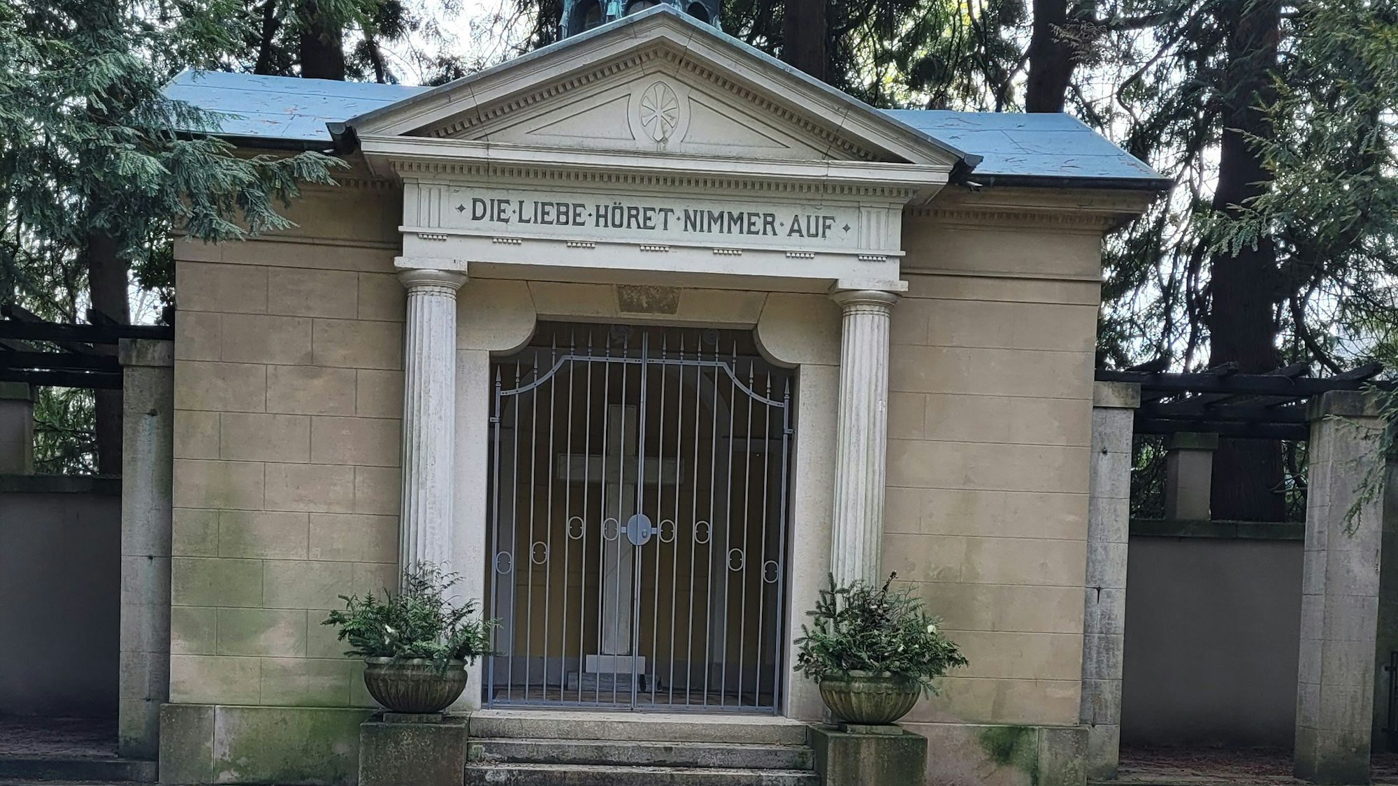 Die Grablege von Familie Zanders.