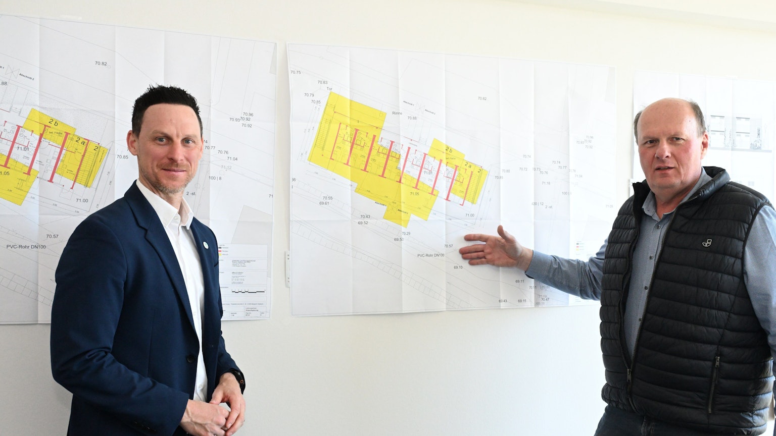 Das Foto zeigt Dr. Sebastian Michalsky und Willi Schmitz