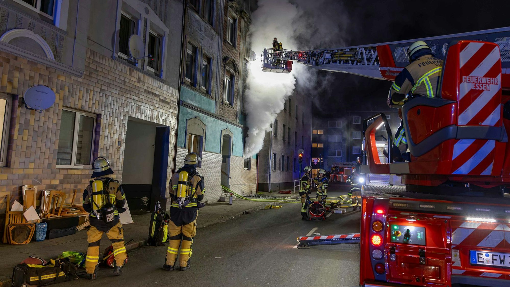 Festnahme nach Wohnungsbrand in Essen