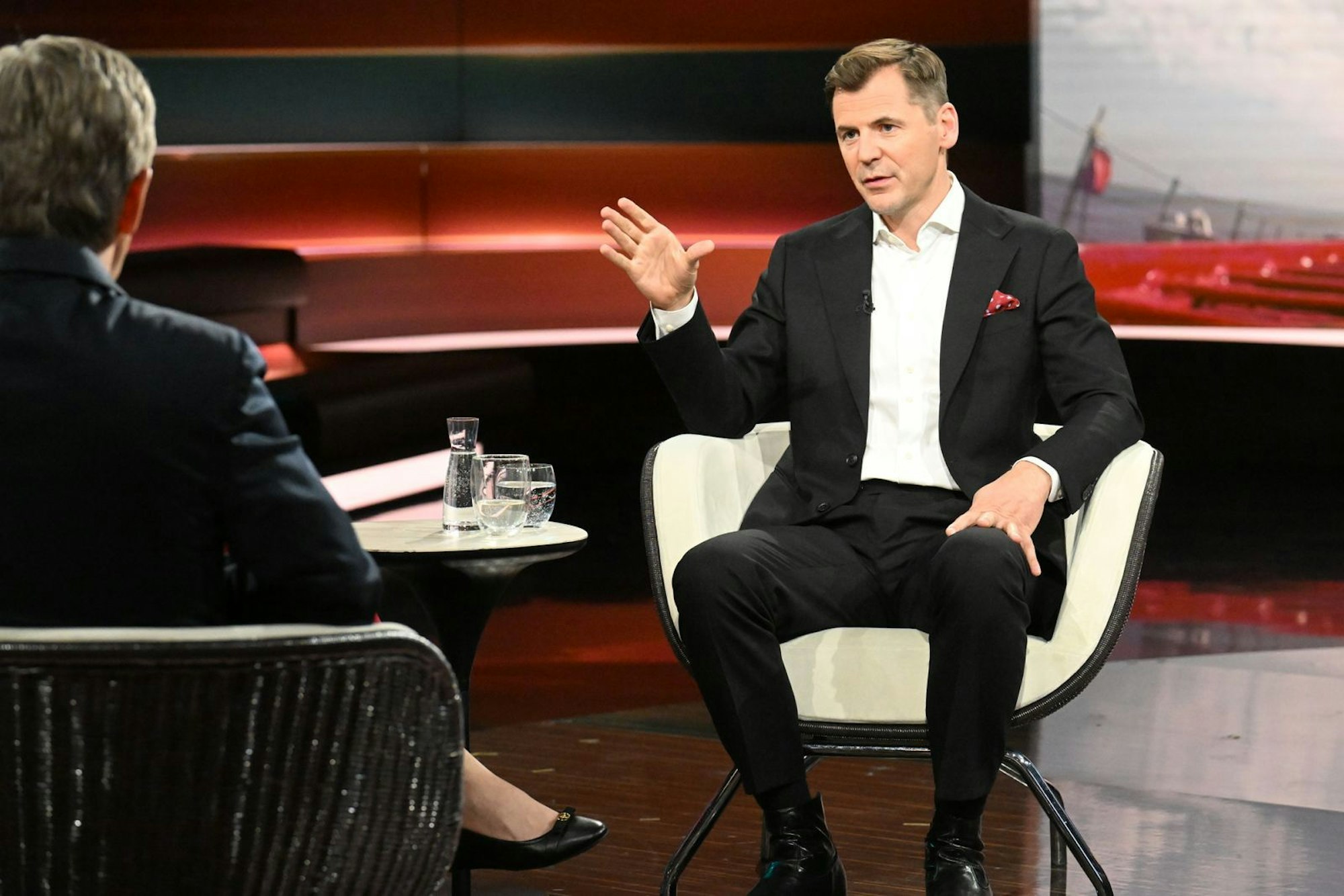 Nahost-Experte Daniel Gerlach sprach bei Markus Lanz über den Zehn-Punkte-Plan aus Teheran. (Bild: ZDF/ Cornelia Lehmann)