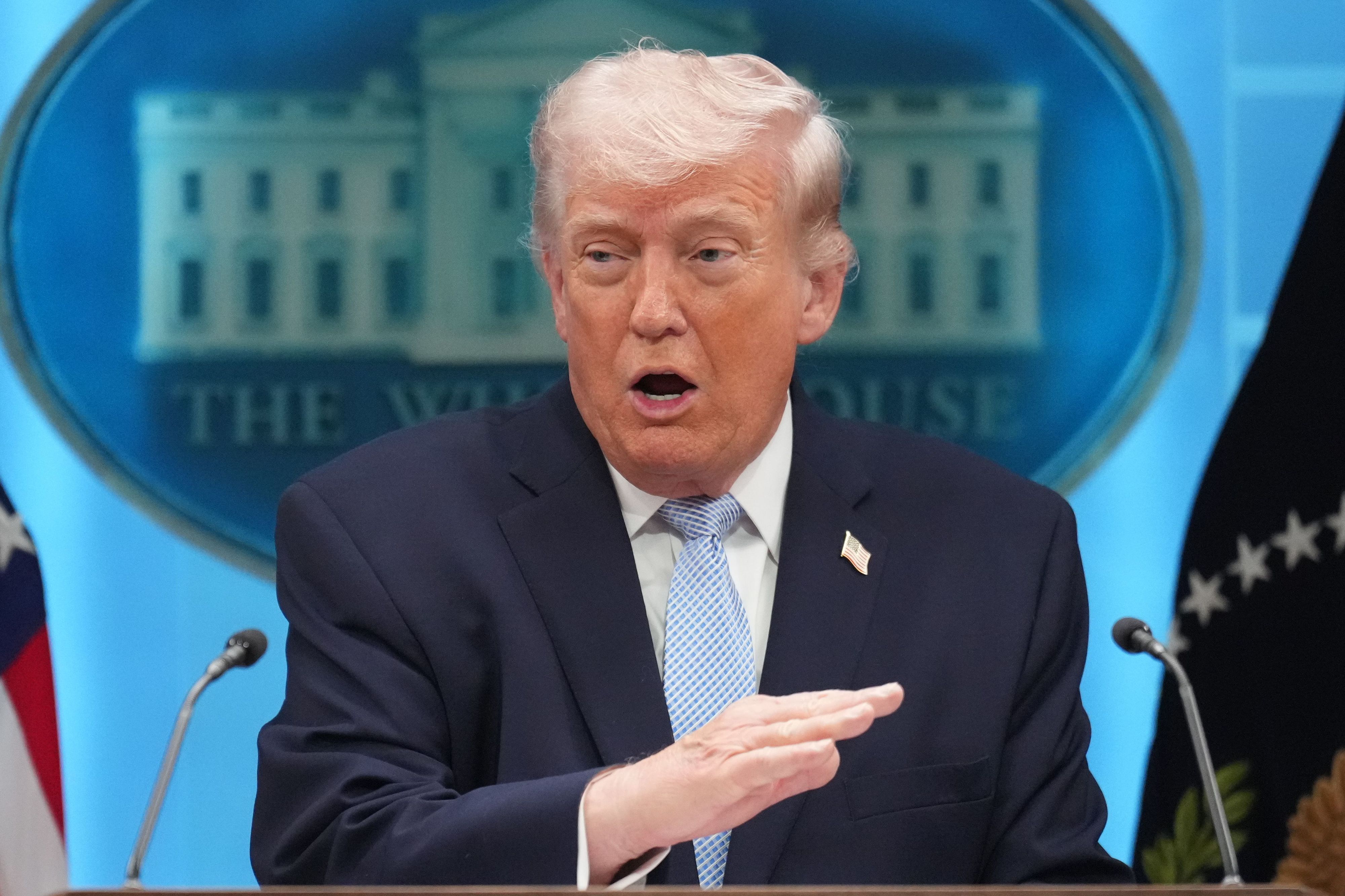 US-Präsident Trump im Weißen Haus.