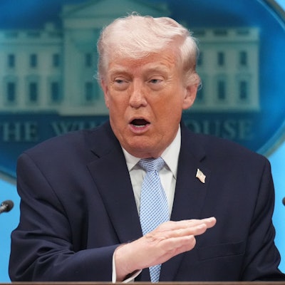 US-Präsident Trump im Weißen Haus.