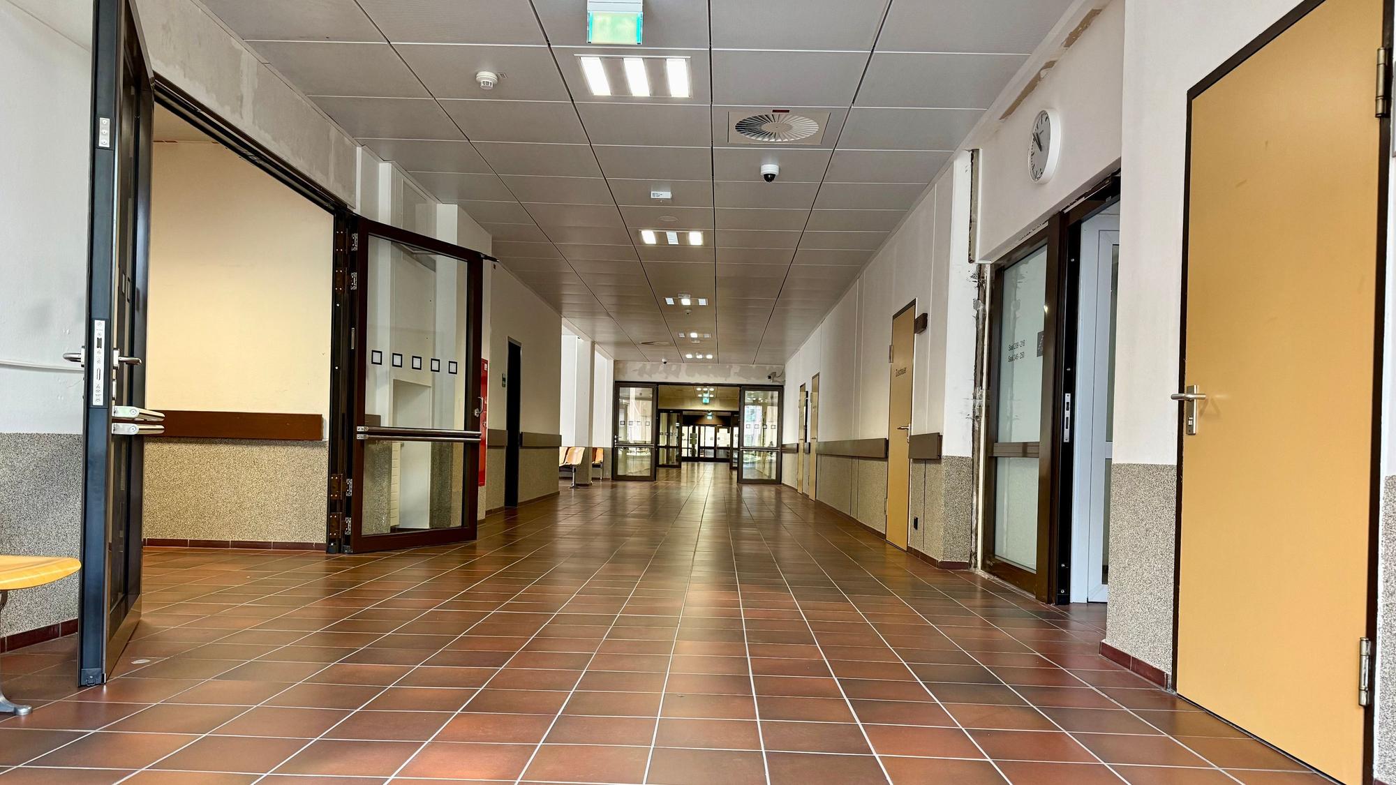 Gerichtsflur im Kölner Landgericht