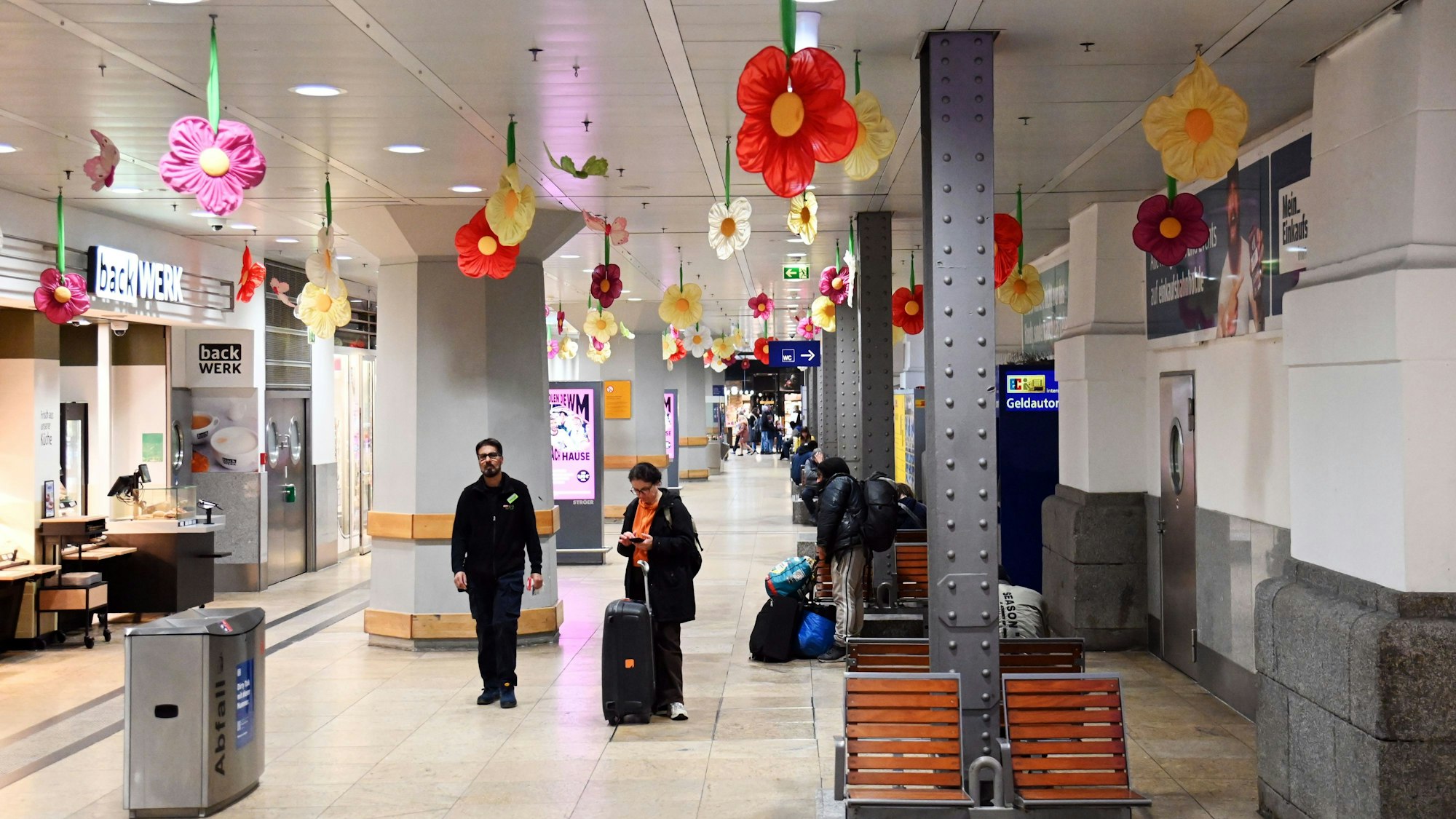 Die E-Passage im nördlichen Bereich des Hauptbahnhofs gewinnt durch das Alkoholverbot an Aufenthaltsqualität.