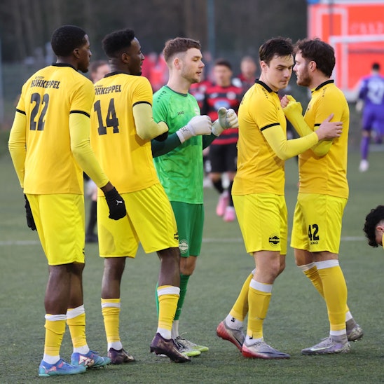 Eine Gruppe von Hohkeppeler Fußballern.