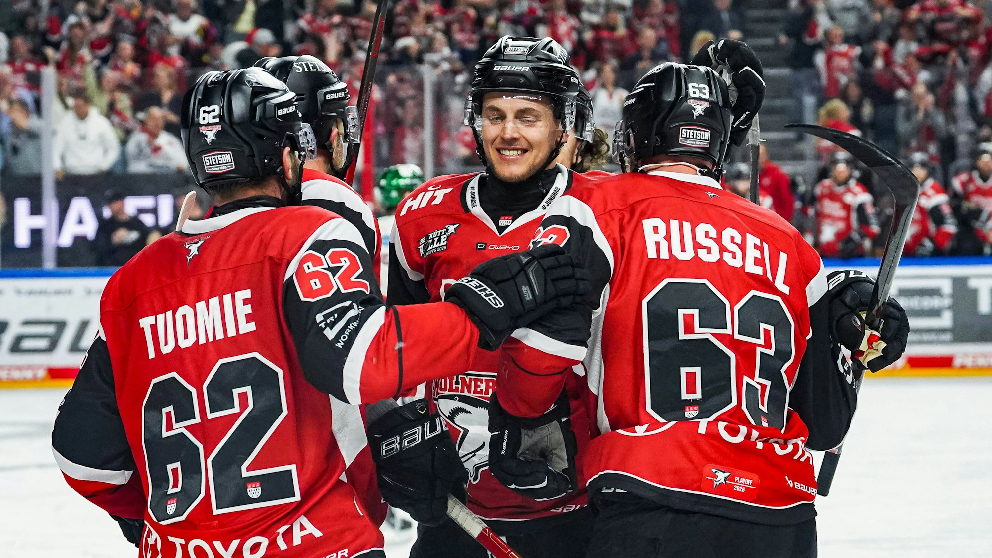 Jubel bei den Kölner Haien.