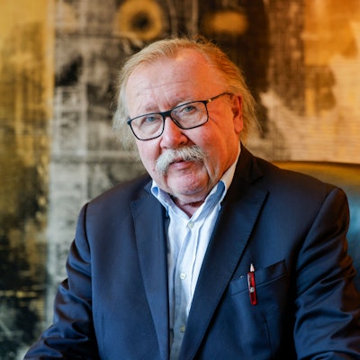 Peter Sloterdijk, Philosoph, Kulturwissenschaftler und Publizist, aufgenommen bei einem Interview mit der Deutschen Presse-Agentur.