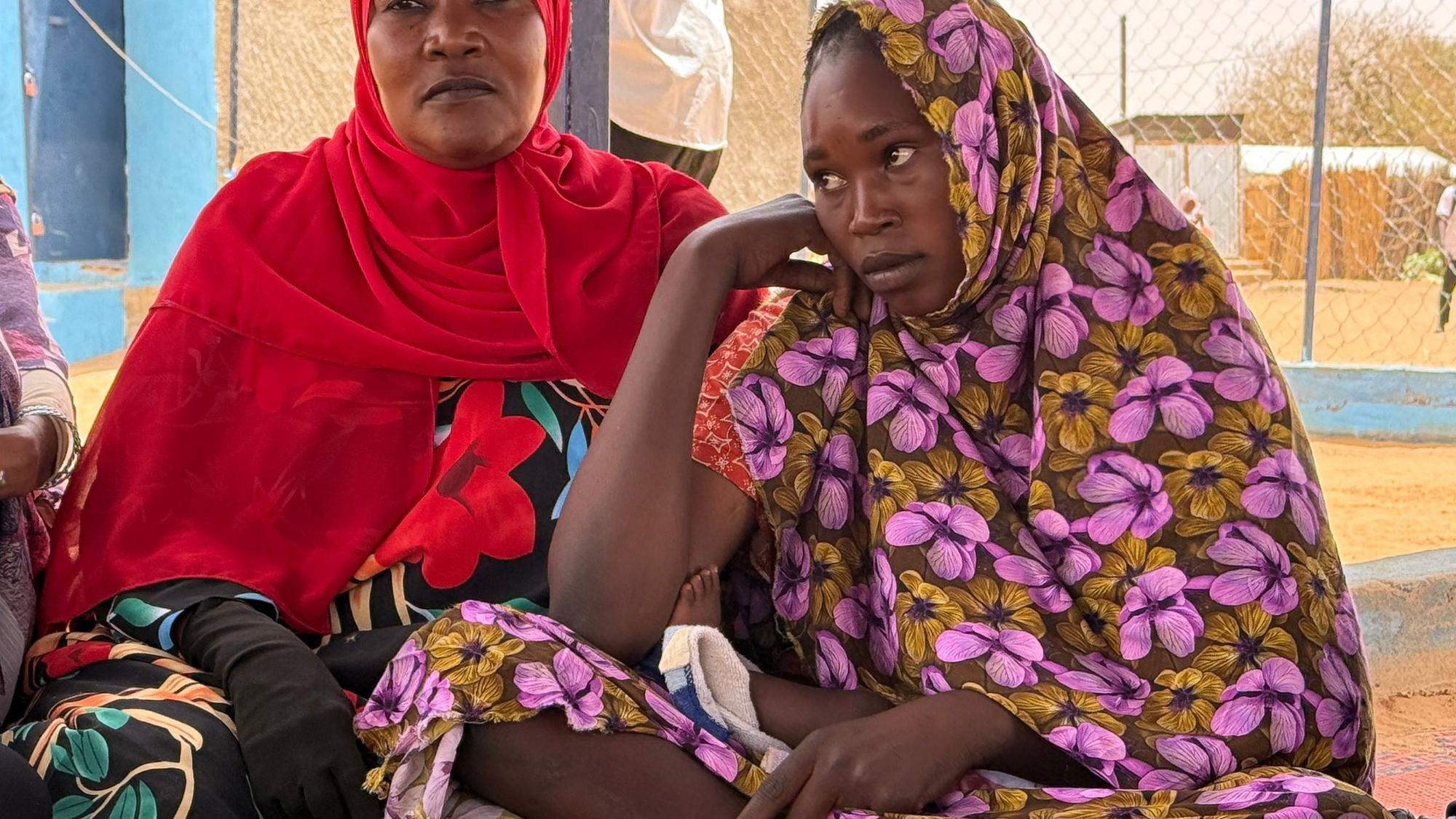 Flüchtlinge aus Darfur im Tschad