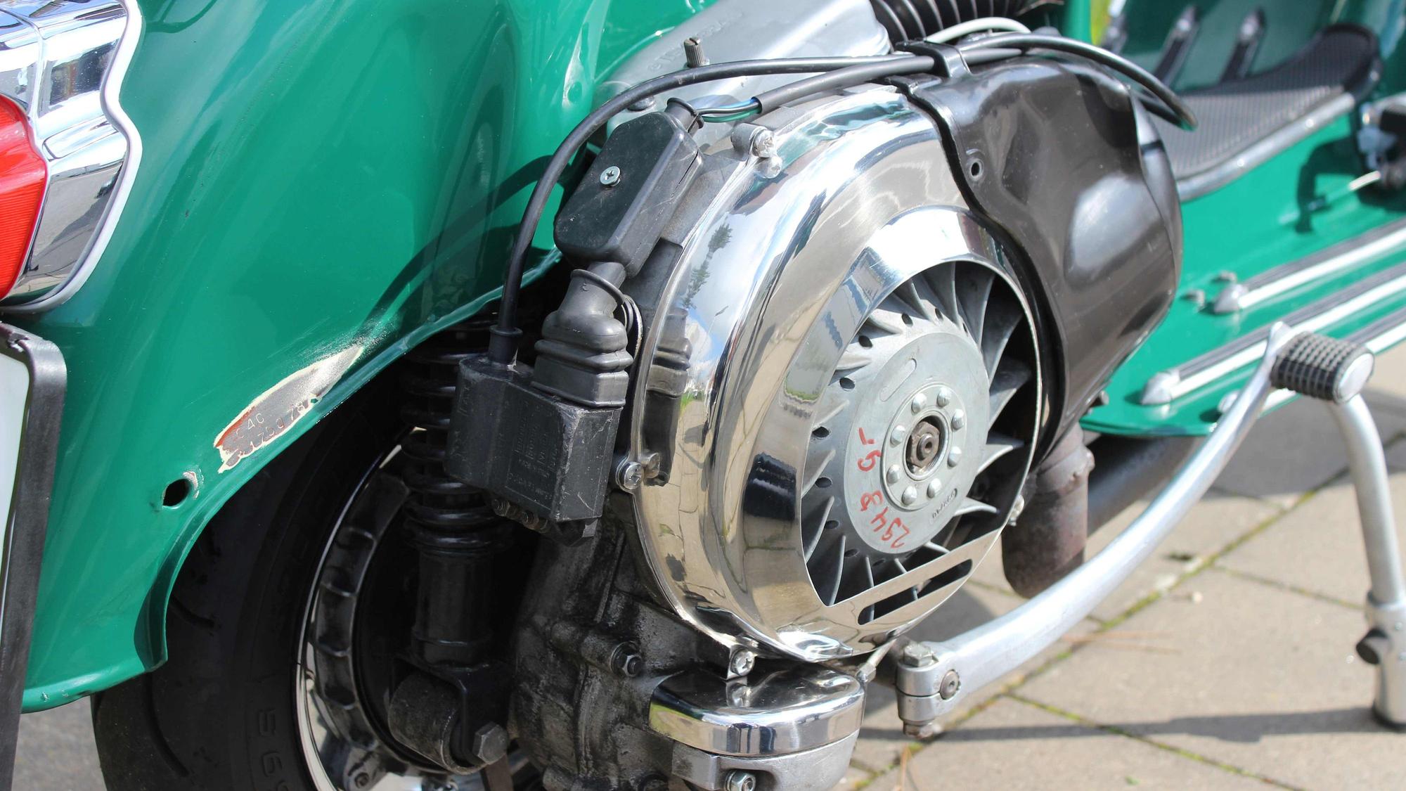 Der Motor der Vespa