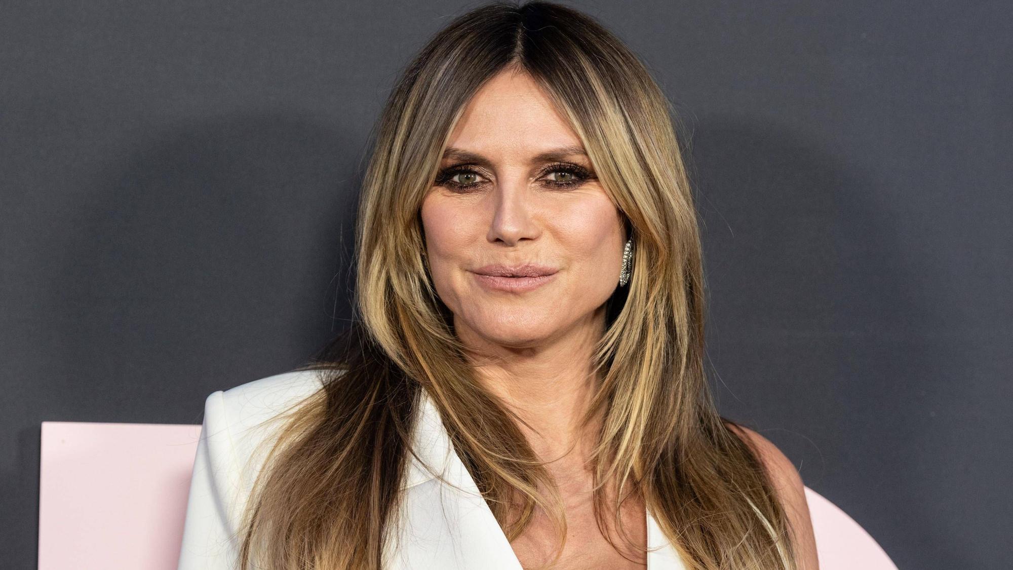 Heidi Klum posiert.
