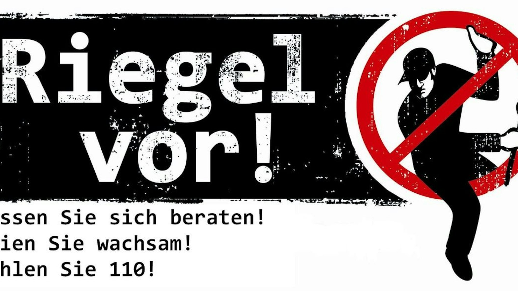 Ein Symbolbild zum Thema Einbruch zeigt eine von der Polizei verriegelte Tür.