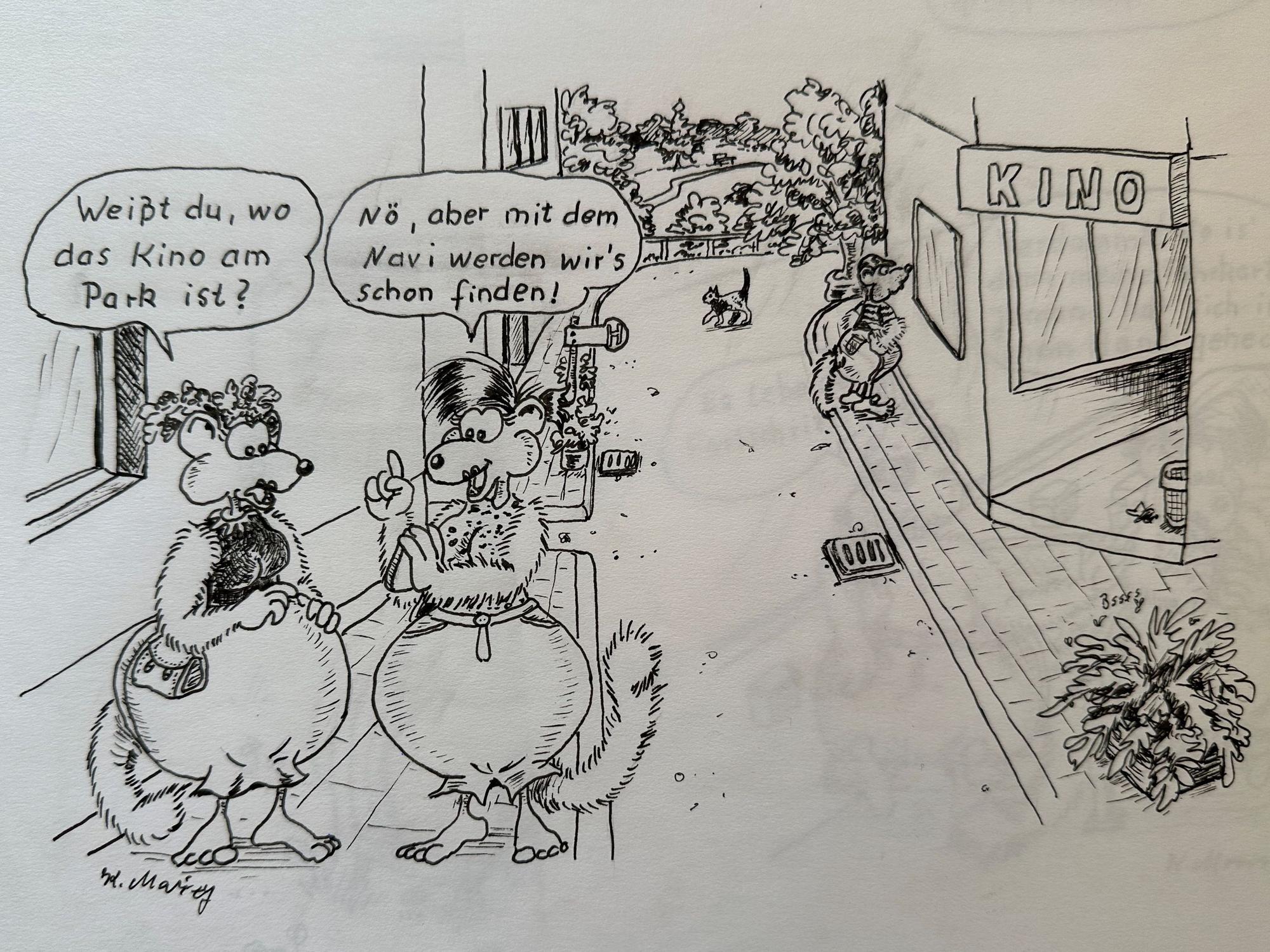 Eine Comiczeichnung von Kirsten Marizy