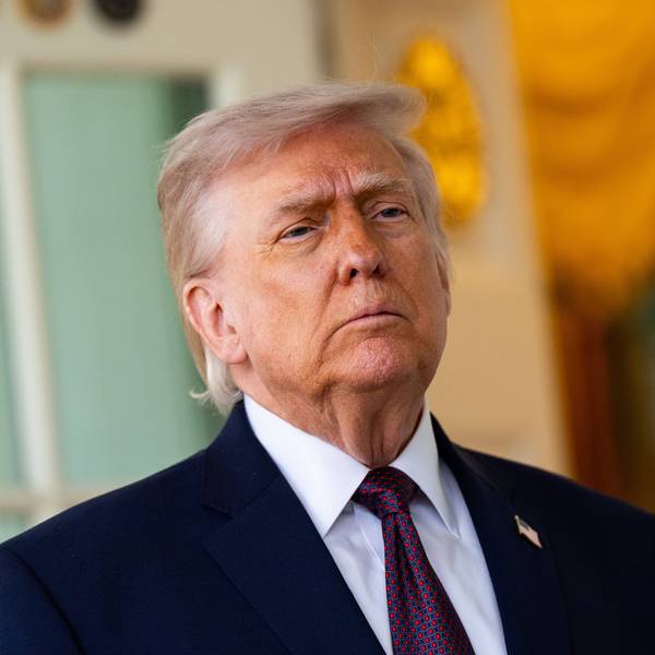 US-Präsident Donald Trump im Weißen Haus. (Archivbild)