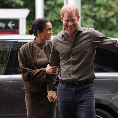 Prinz Harry und Herzogin Meghan treffen am 14. April 2026 im Australian National Veterans Arts Museum (ANVAM) in Melbourne ein.
