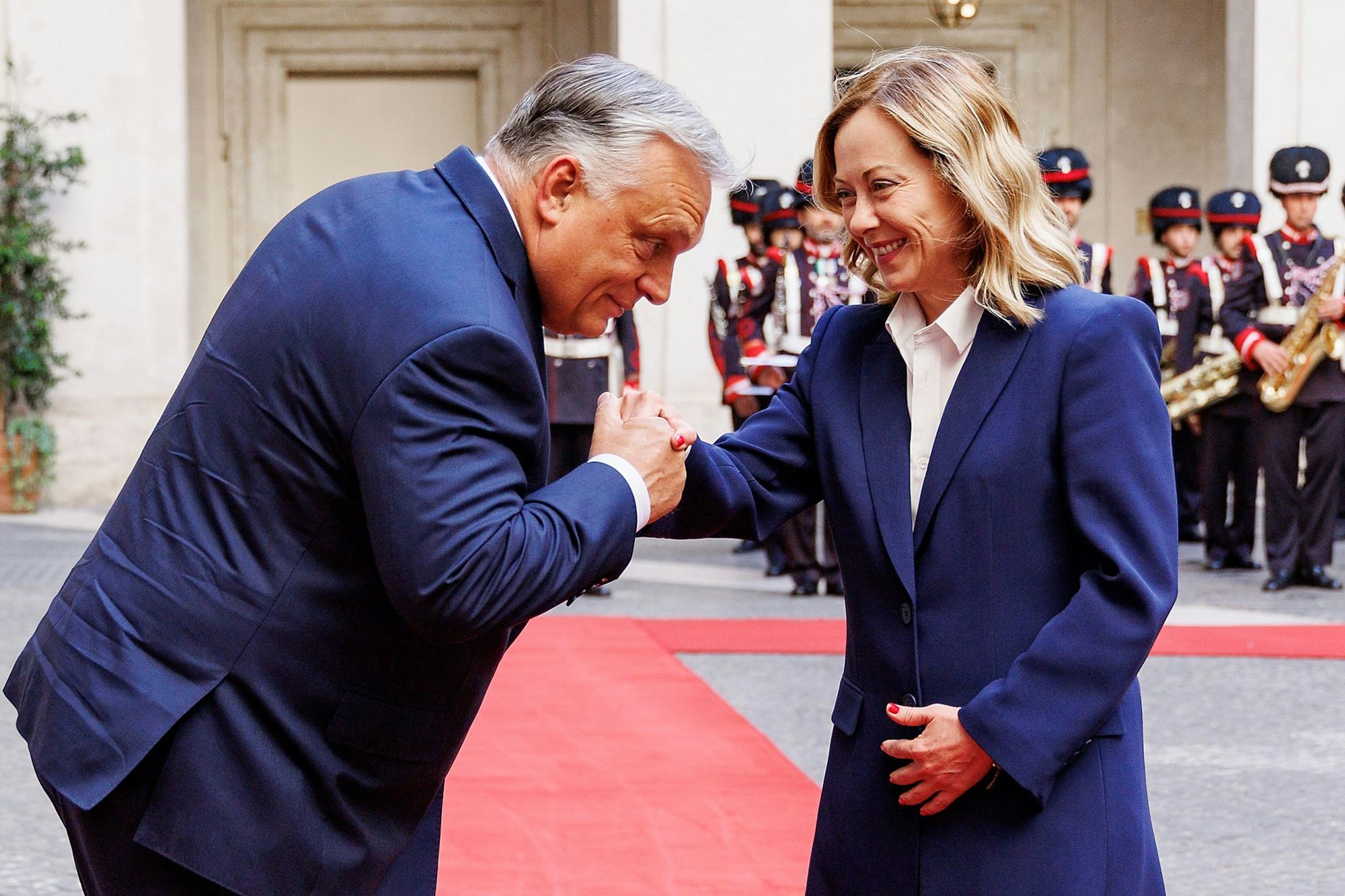 Ungarns Ministerpräsident Orban in Italien