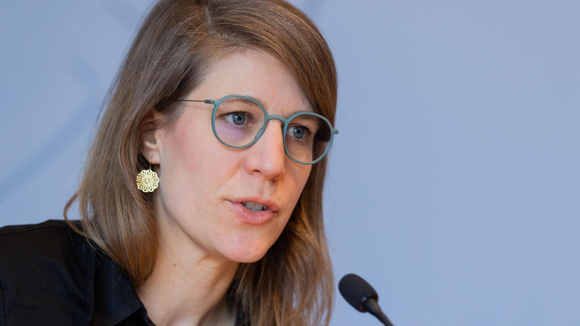 Fluchtministerin Verena Schäffer (Grüne)