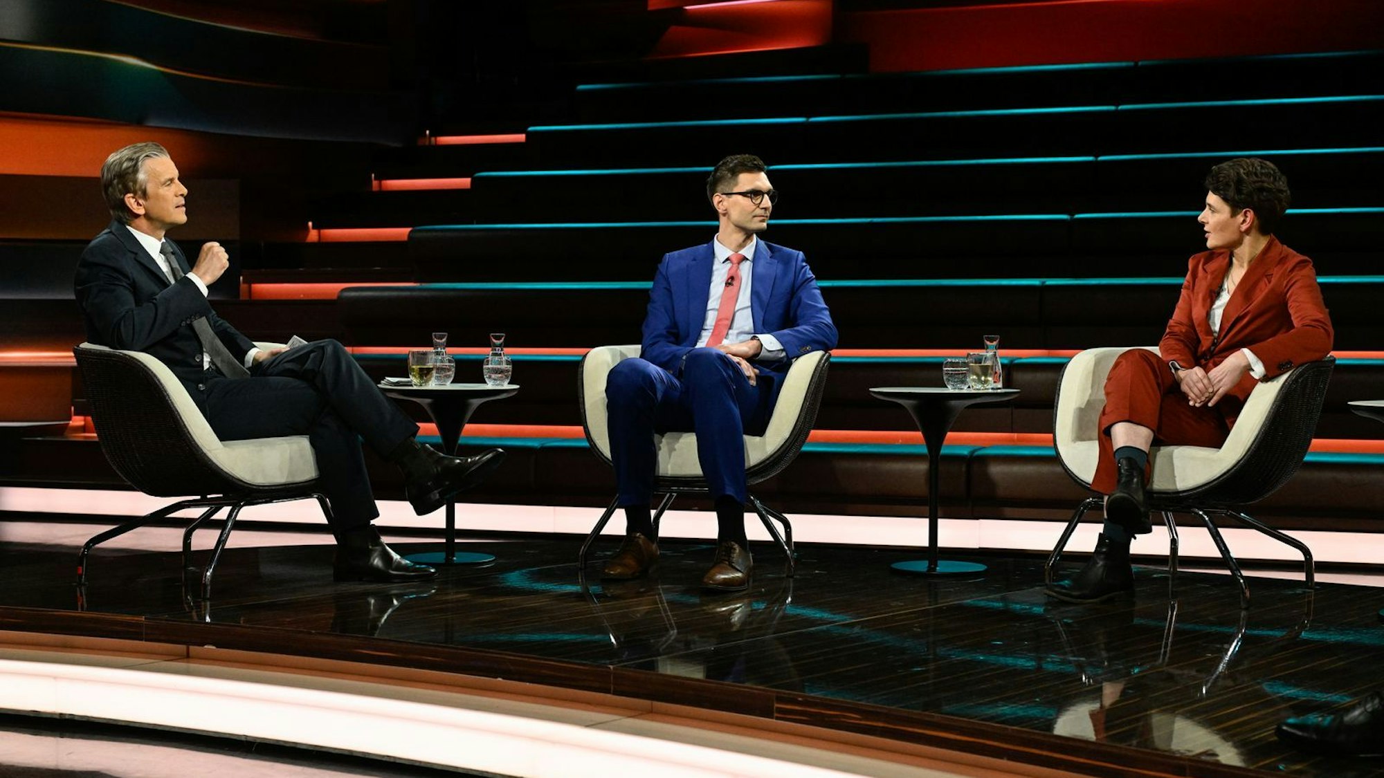 Journalistin Anna Lehmann sprach am Dienstagabend bei „Markus Lanz“ von einer „feinsten Ampelkrise“. (Bild: ZDF/ Markus Hertrich)