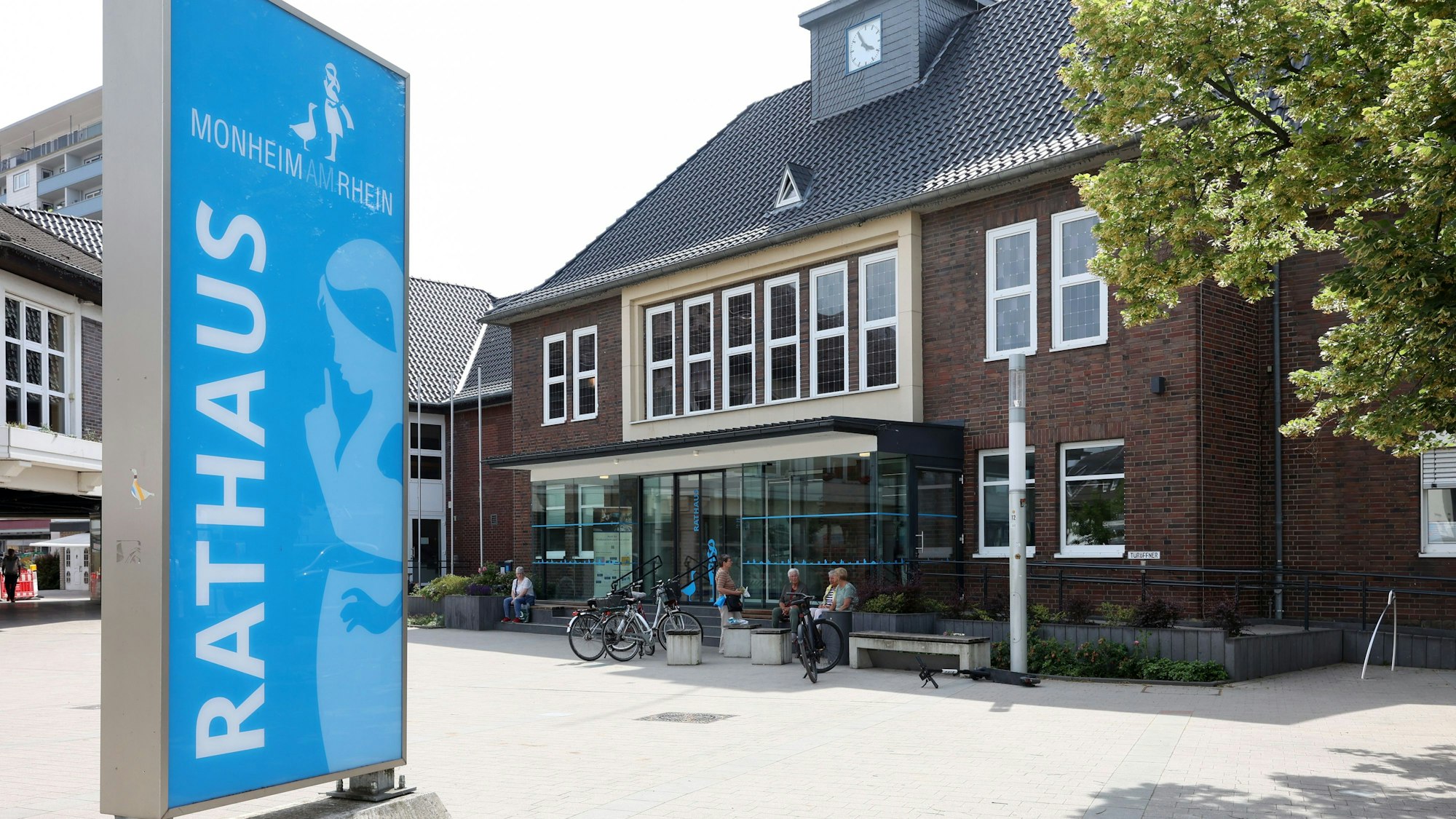 Monheims Rathaus in Monheim.