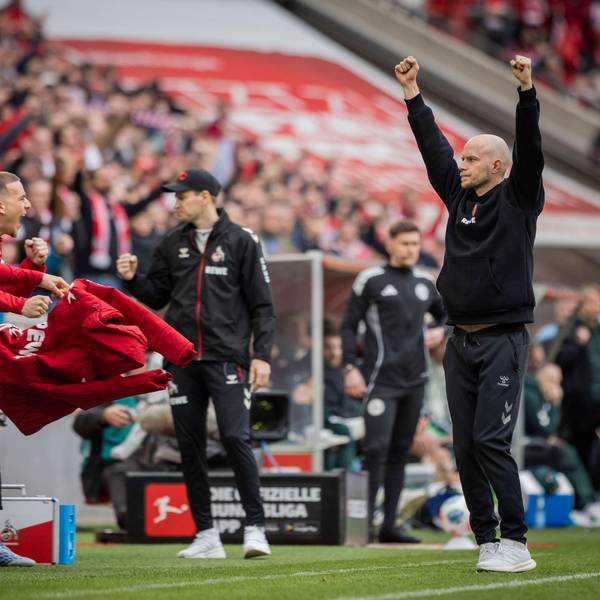 René Wagner reckt die Fäuste in die Höhe, Said El Mala rennt auf seinen Trainer zu: Der 1. FC Köln wirkt nach dem Sieg über Werder Bremen wieder geschlossener.