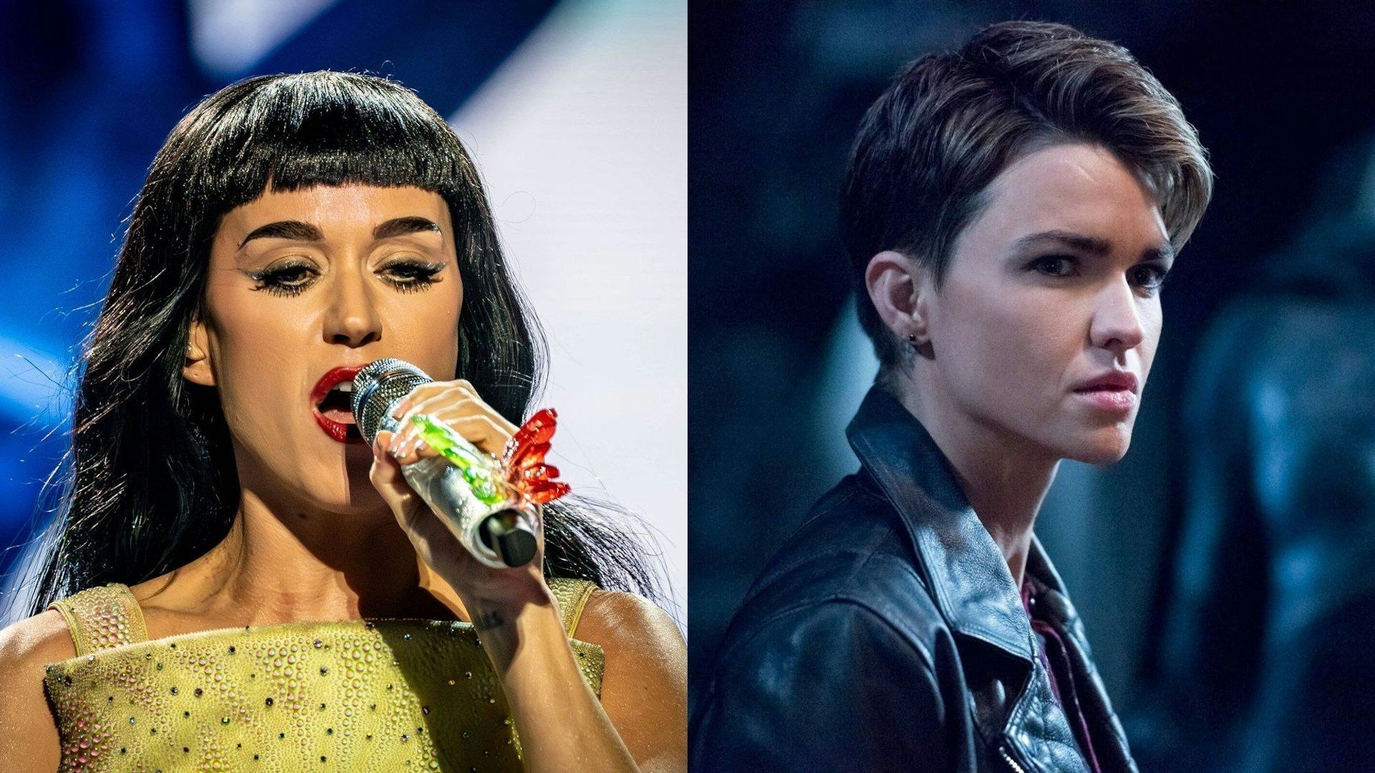 Katy Perry und Ruby Rose Bildcollage