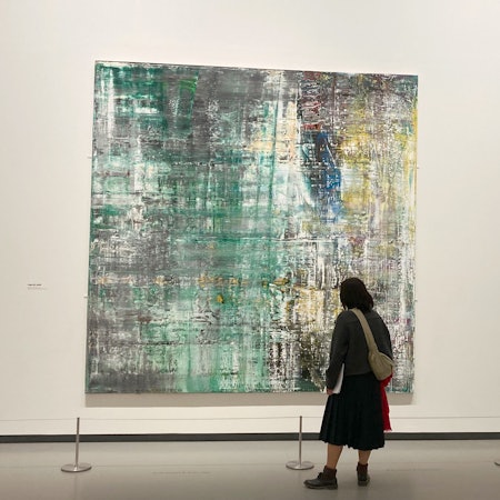 Blick in die Gerhard-Richter-Retrospektive in Paris in der Fondation Louis Vuitton, dpa-Bildfunk