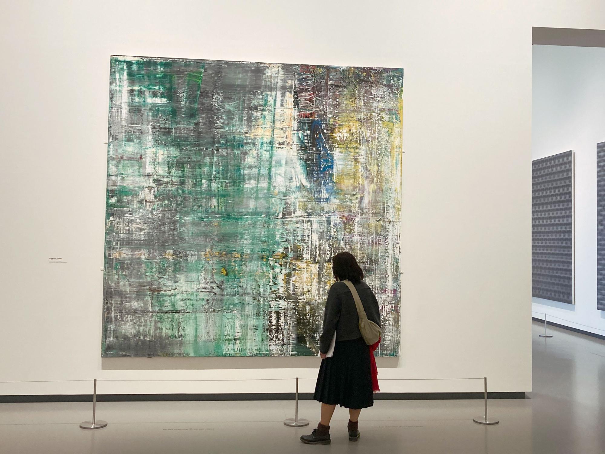 Blick in die Gerhard-Richter-Retrospektive in Paris in der Fondation Louis Vuitton, dpa-Bildfunk