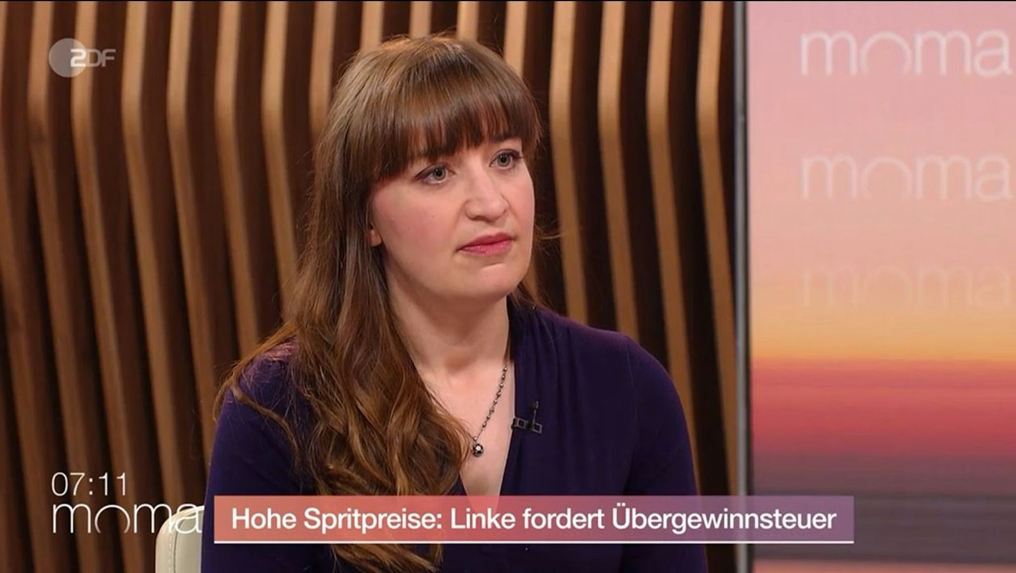 Linken-Fraktionschefin Heidi Reichinnek übte im ZDF-“Morgenmagazin“ scharfe Kritik an den Sparmaßnahmen der Bundesregierung. (Bild: ZDF)