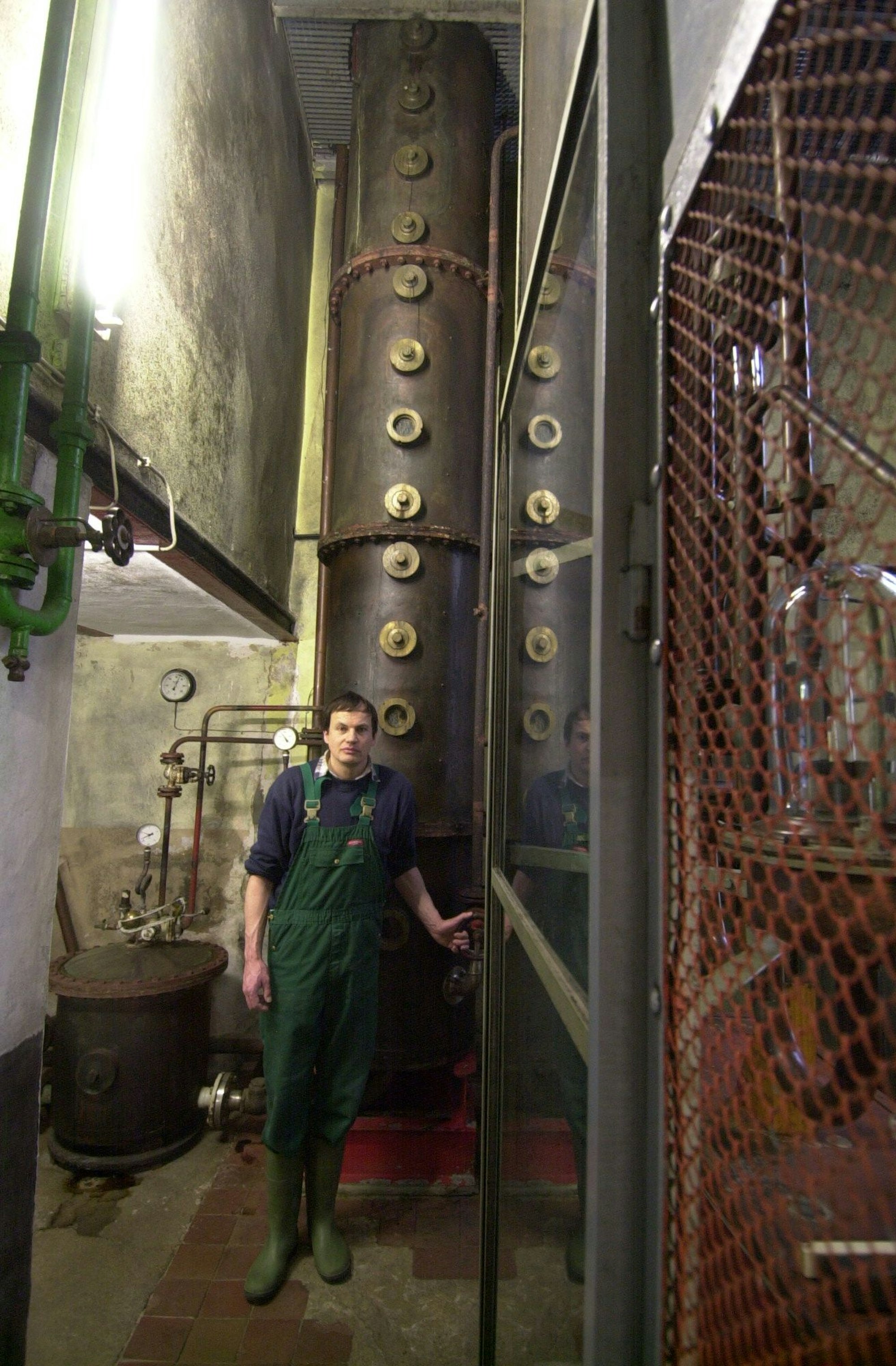 Die Grunder Mühle war eine Kornbrennerei: Inhabe Ernst-Peter Esser produzierte den Grunder Korn Archivbild: Bild: Ralf Krieger