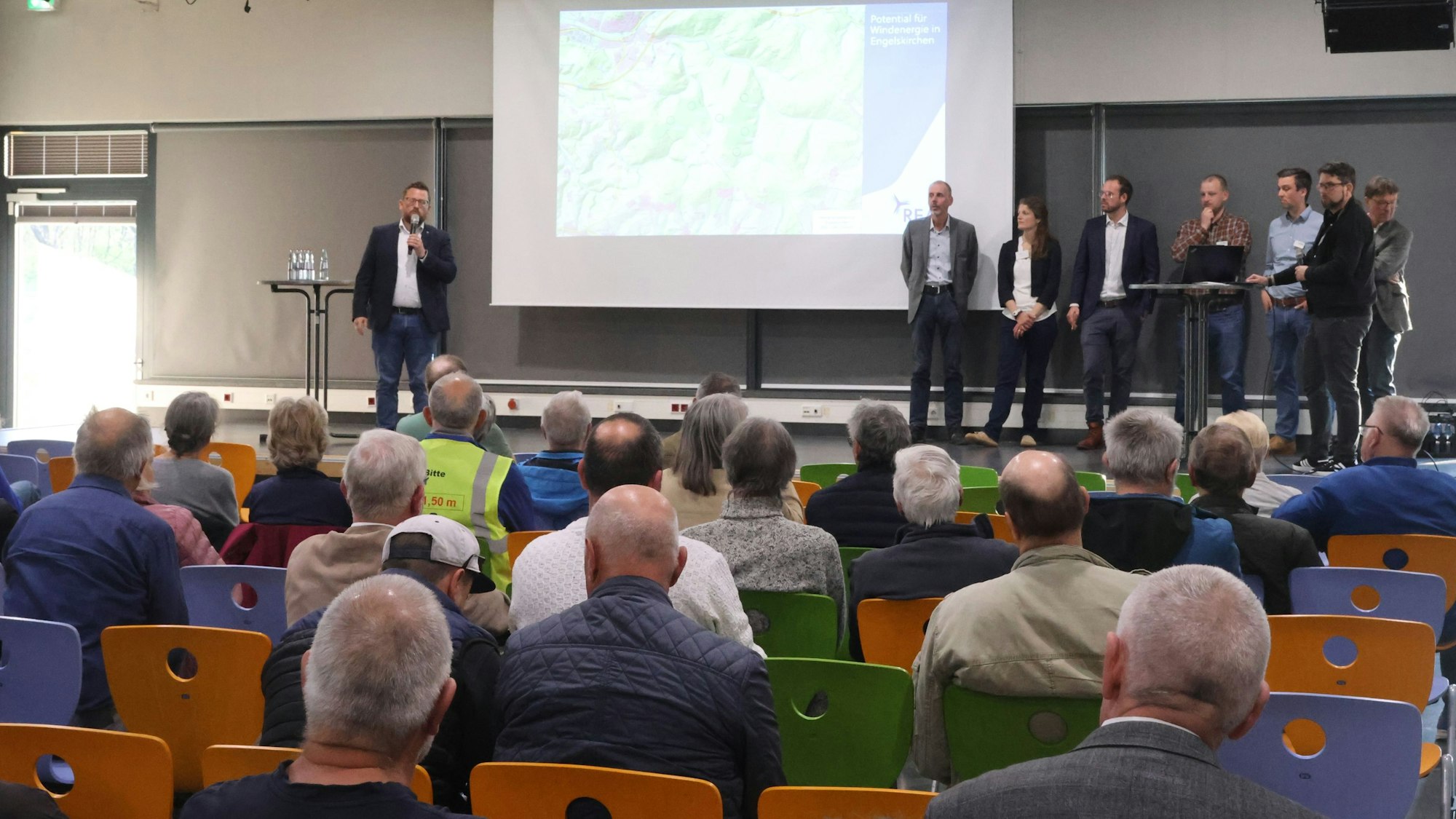 Die Informationsveranstaltung im Aggertalgymnasium.