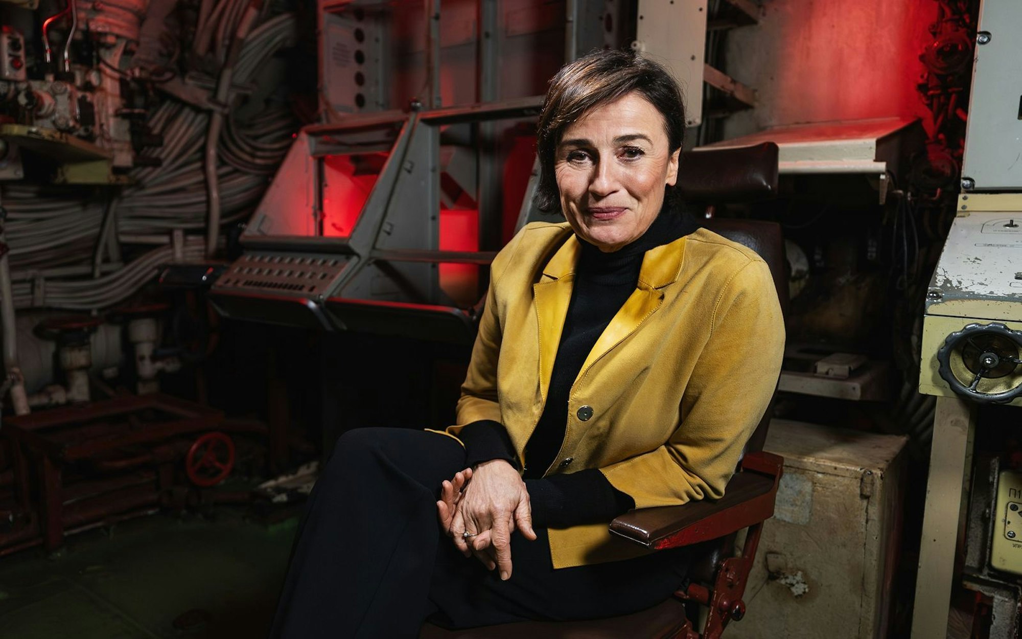 Sandra Maischberger ist Jubiläumsgast bei „Käpt'ns Dinner“ im NDR. (Bild: NDR / Marc Huth)