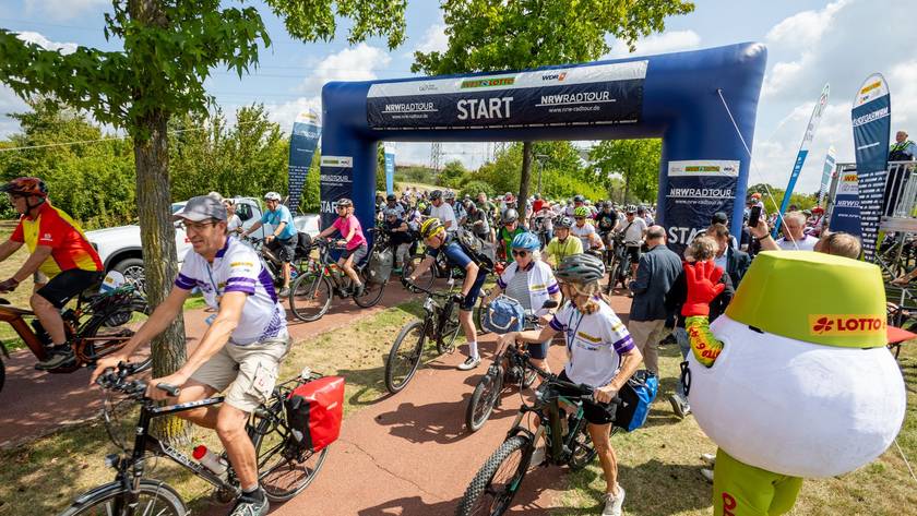 Startpunkt der NRW-Radtour.