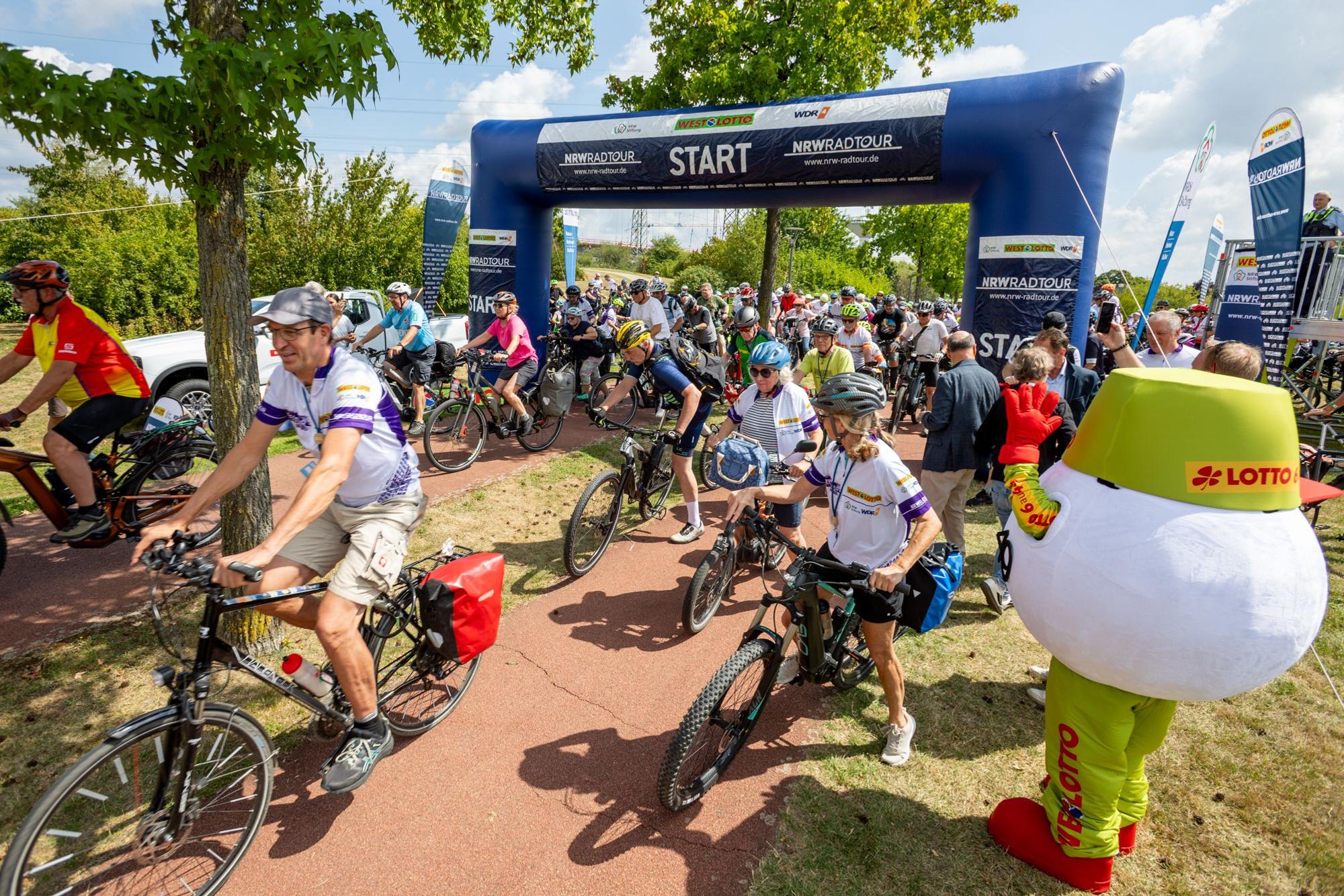 Startpunkt der NRW-Radtour.