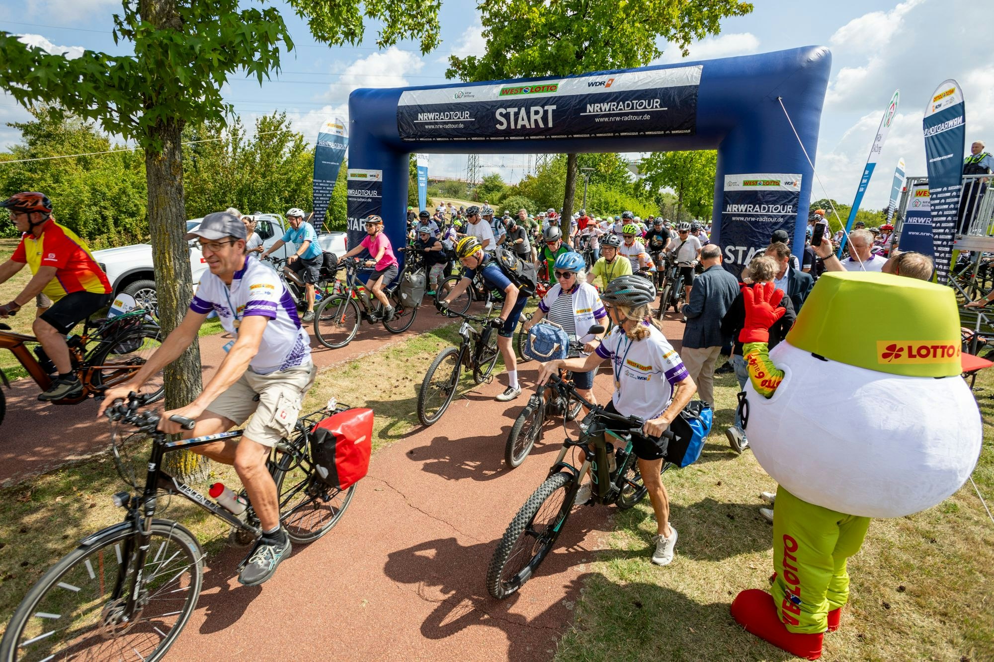 Startpunkt der NRW-Radtour.