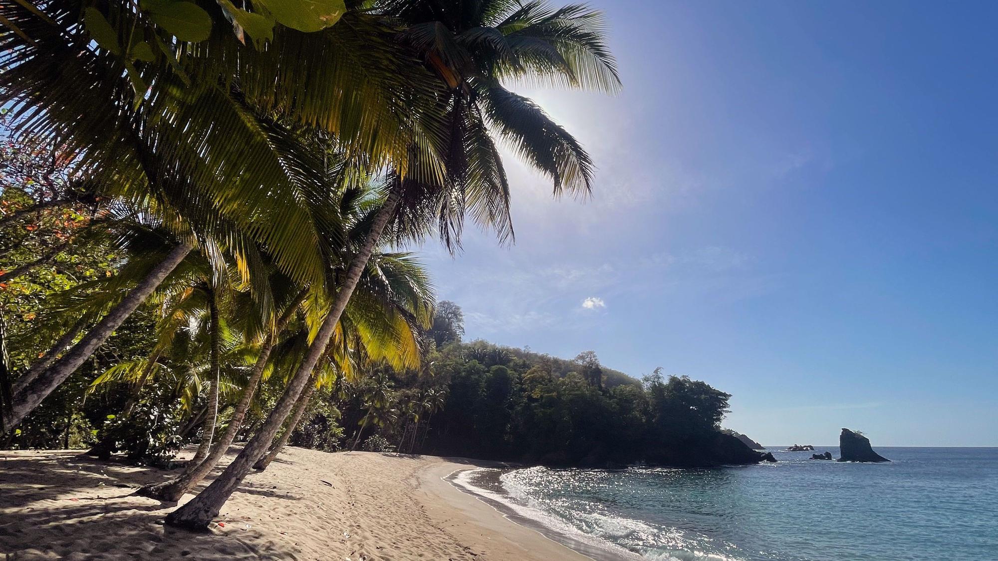 Da die Flüge über Arabien in den Pazifikraum ungewiss sind, weichen viele Reisende auf Warmwasserziele in der Karibik aus, wie hier Tobago