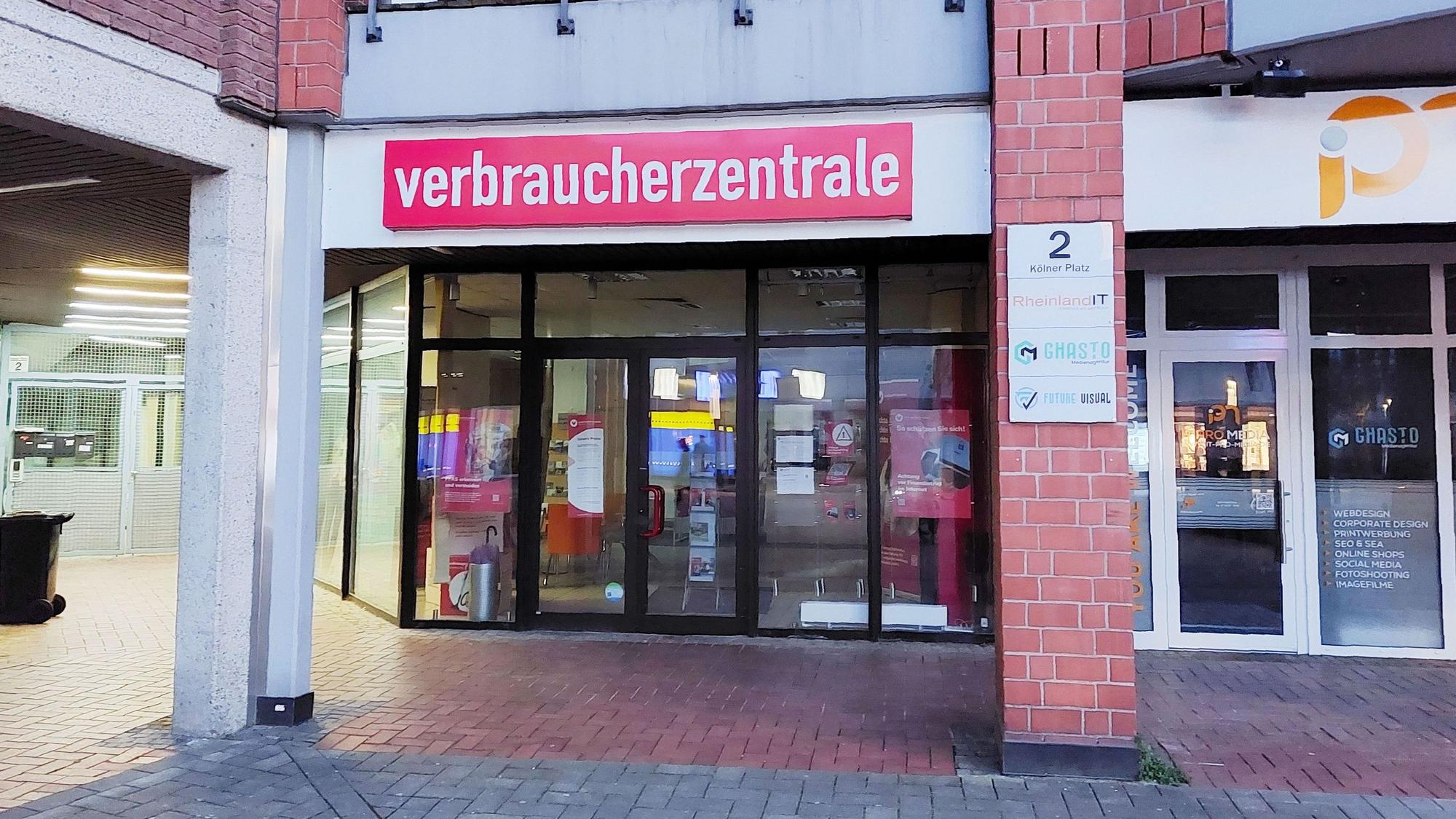 Eine Beratungsstelle der Verbraucherzentrale.