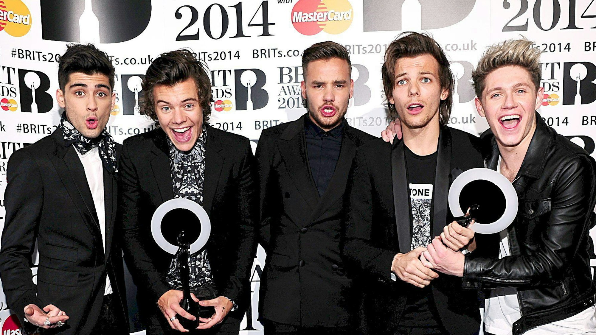 Zayn Malik, Harry Styles, Liam Payne, Louis Tomlinson und Nial Horan bildeten die Popgruppe One Direction.