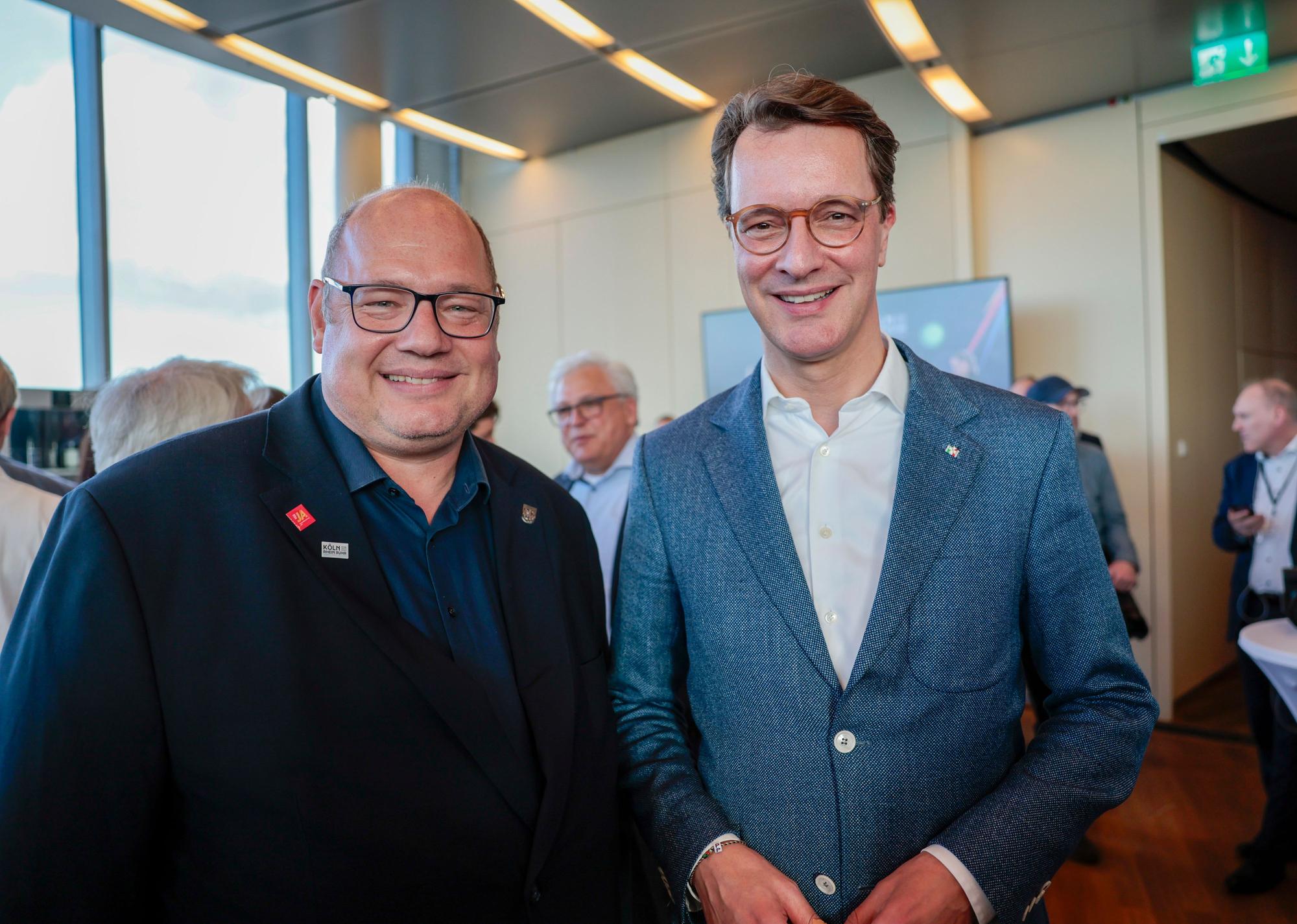 Stefan Hebbel und Hendrik Wüst