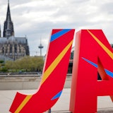 19.04.2026
Köln, NRW
Ratsbürgerentscheid Olympia KölnRheinRuhr
Überdimensionale JA - Buchstaben stehen auf dem Rheinboulevard.