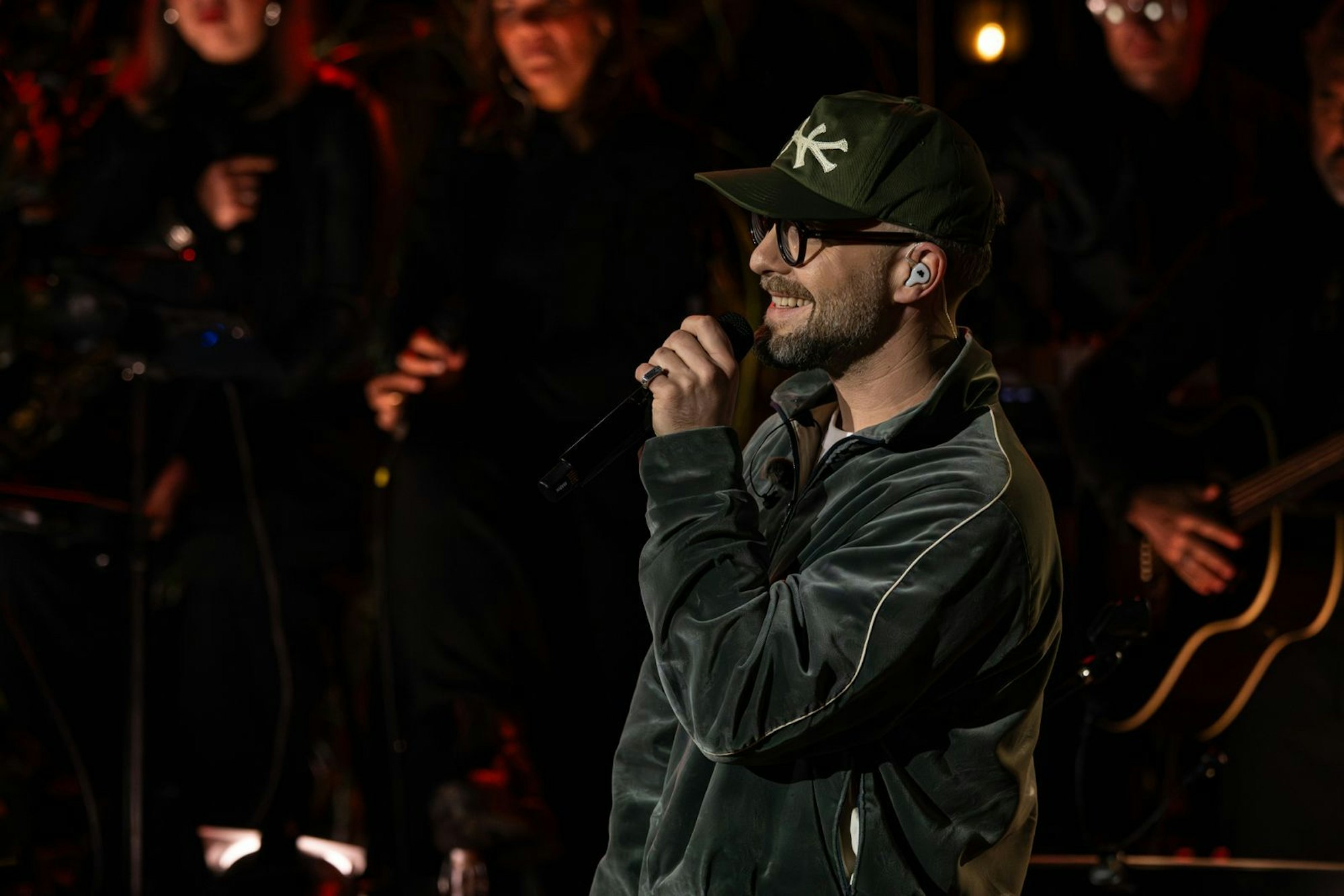 Die Protea für den Song des Abends ging an Mark Forster. (Bild: RTL / Markus Hertrich)