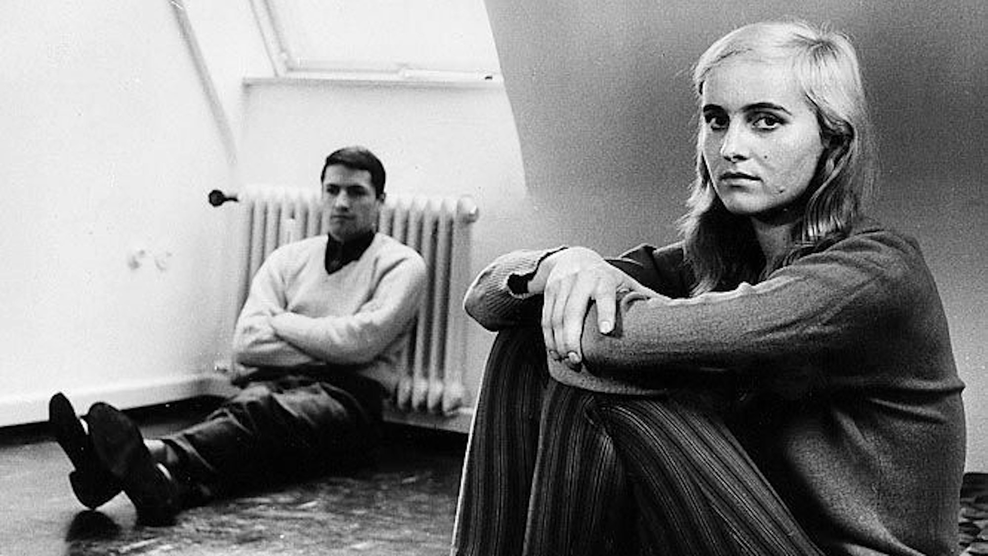 Mary Bauermeister in ihrem Altelier in der Lintgasse, frühe 60er Jahre