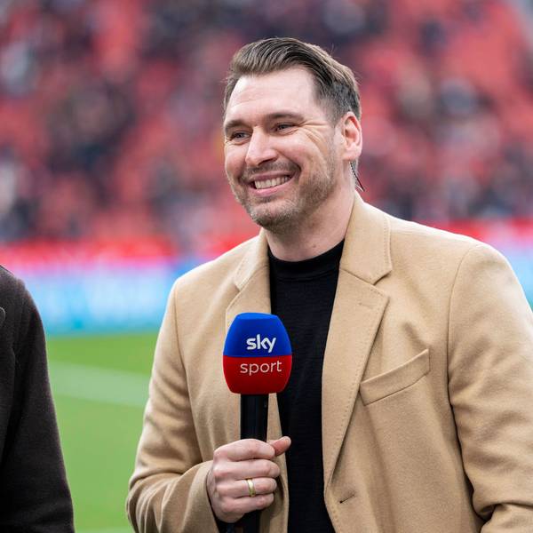 Sky Experte Patrick Helmes vor dem Spiel Bayer Leverkusen - FC Bayern München, Fussball, 1.Bundesliga, GER, Leverkusen, BayArena, 14.03.2026 DFL regulations prohibit any use of photographs as image sequences and/or quasi-video. *** Sky Sport expert Patrick Helmes before the match Bayer Leverkusen FC Bayern Munich, Football, 1 Bundesliga, GER, Leverkusen, BayArena, 14 03 2026 DFL regulations prohibit any use of photographs as image sequences and or quasi video Copyright: HMBxMedia/xMarcoxBader