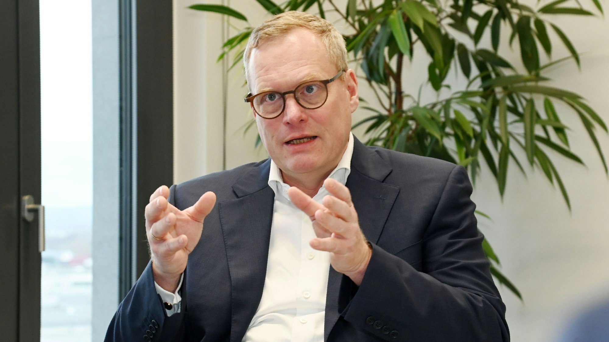 Carsten Schildknecht, Vorstandschef Zurich Versicherung, im Gespräch mit unserer Redaktion (Archivbild)