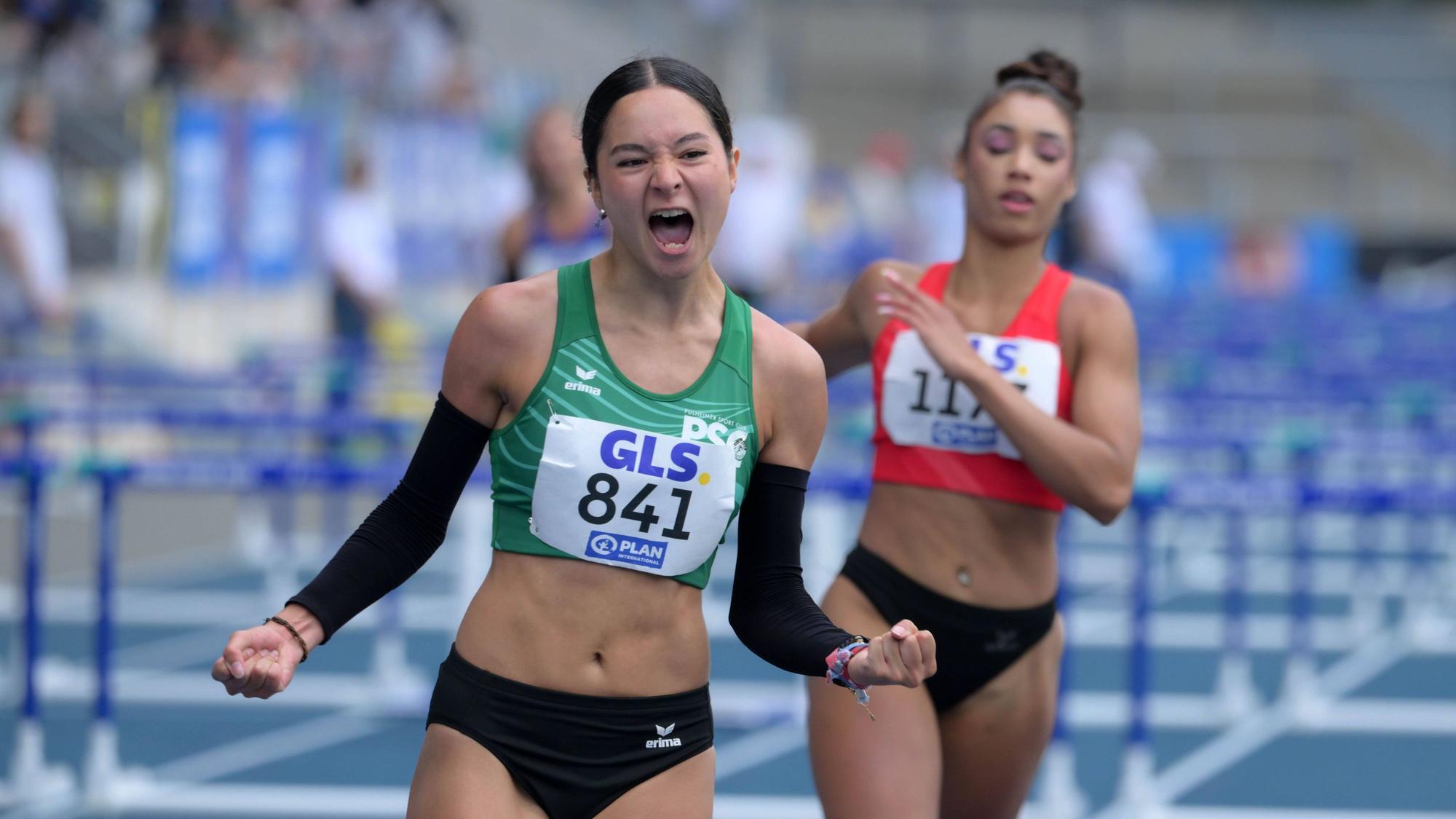 Das Bild zeigt die Sportlerin Samita Schatz aus Pulheim.