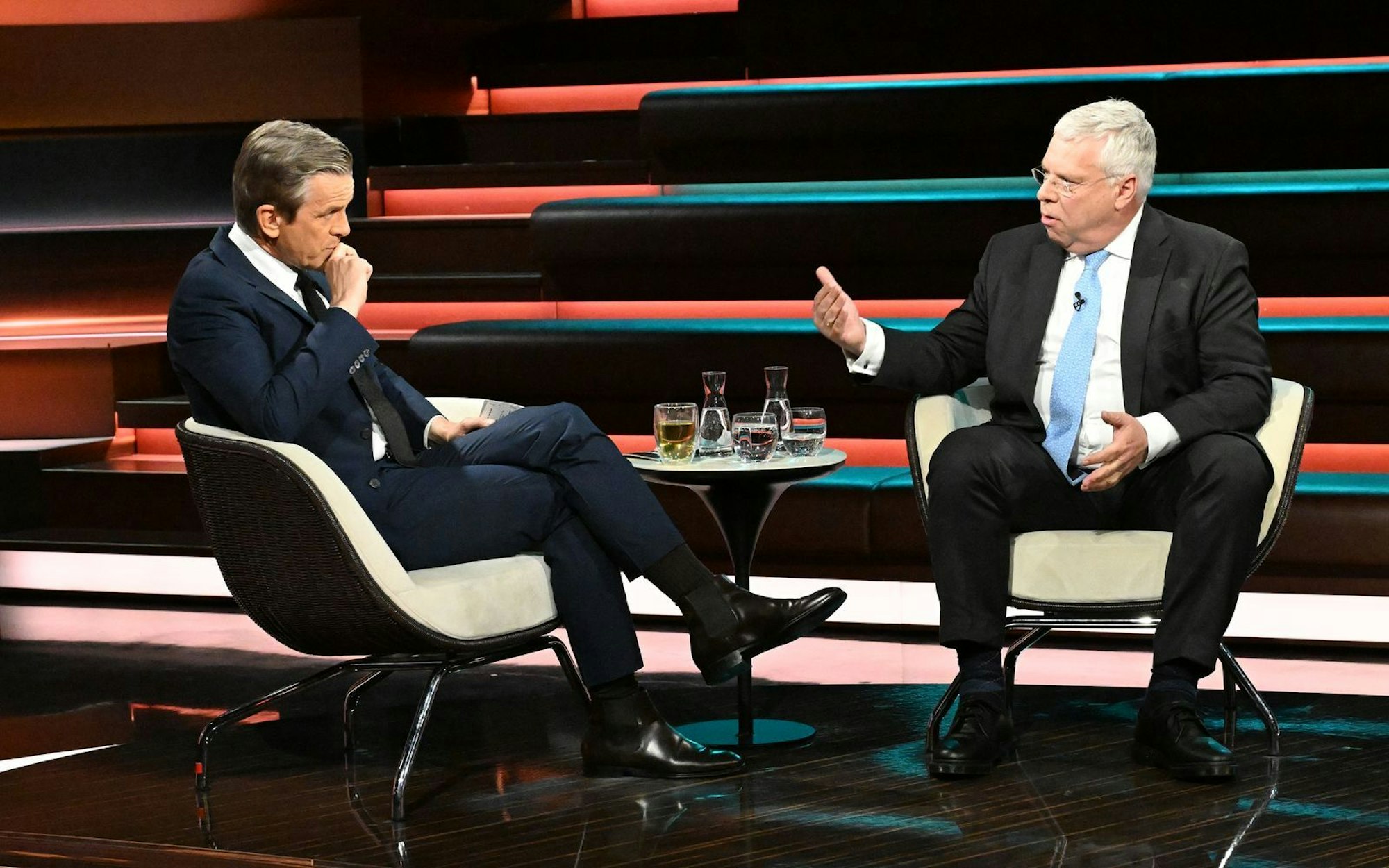 CDU-Politiker Jürgen Hardt erläuterte im Gespräch mit Markus Lanz, dass die Lage im Nahen Osten äußerst „unübersichtlich“ sei. (Bild: ZDF / Cornelia Lehmann)