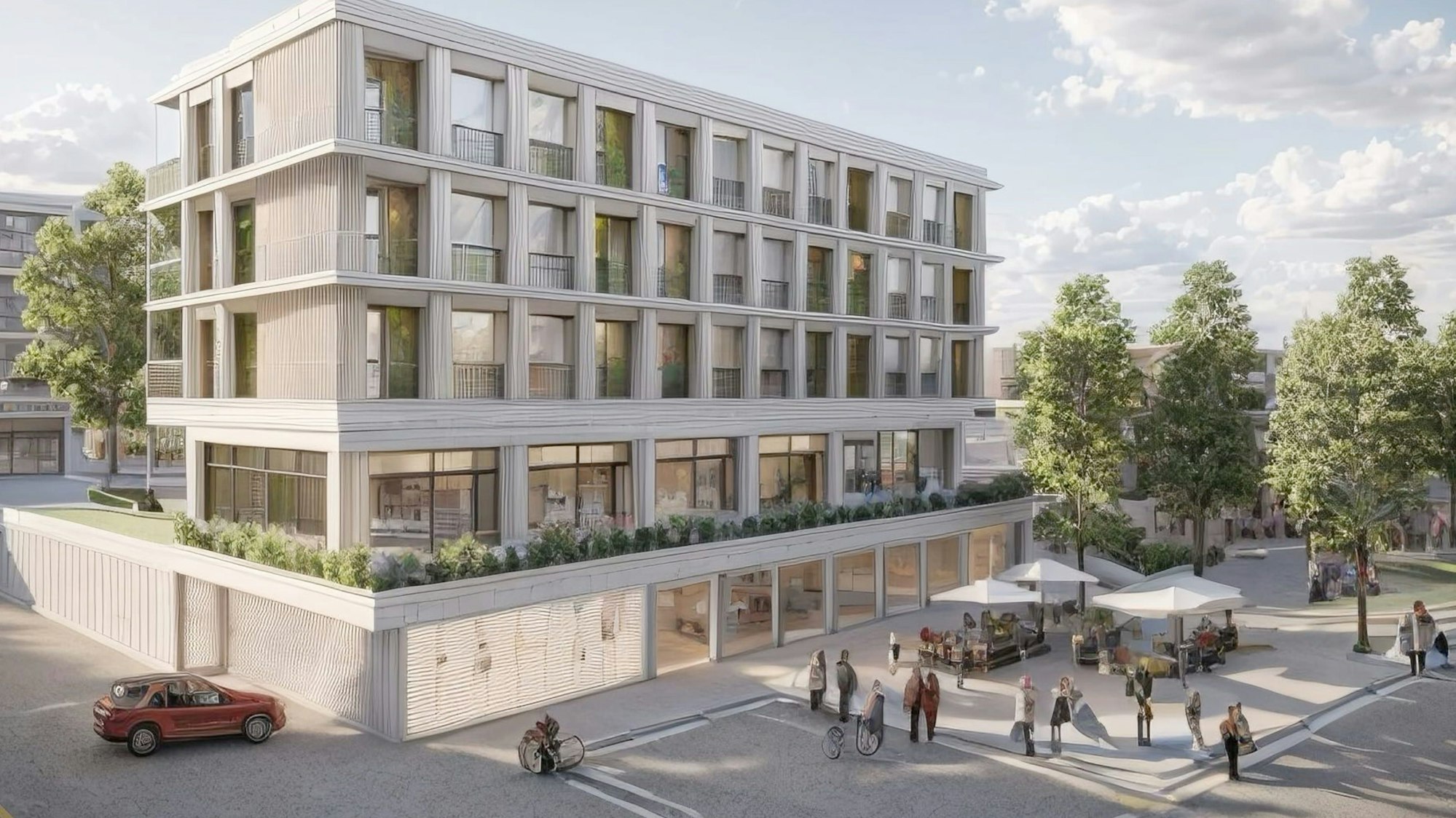 Drei neue Gebäude, auch mit einem Restaurant und einem Café am Waldbrölbach (Bild), sind für das frühere Merkur-Gelände in Waldbröl geplant. Verantwortlich dafür ist der Architekt Mirsad Mujanovic aus Herzogenrath.